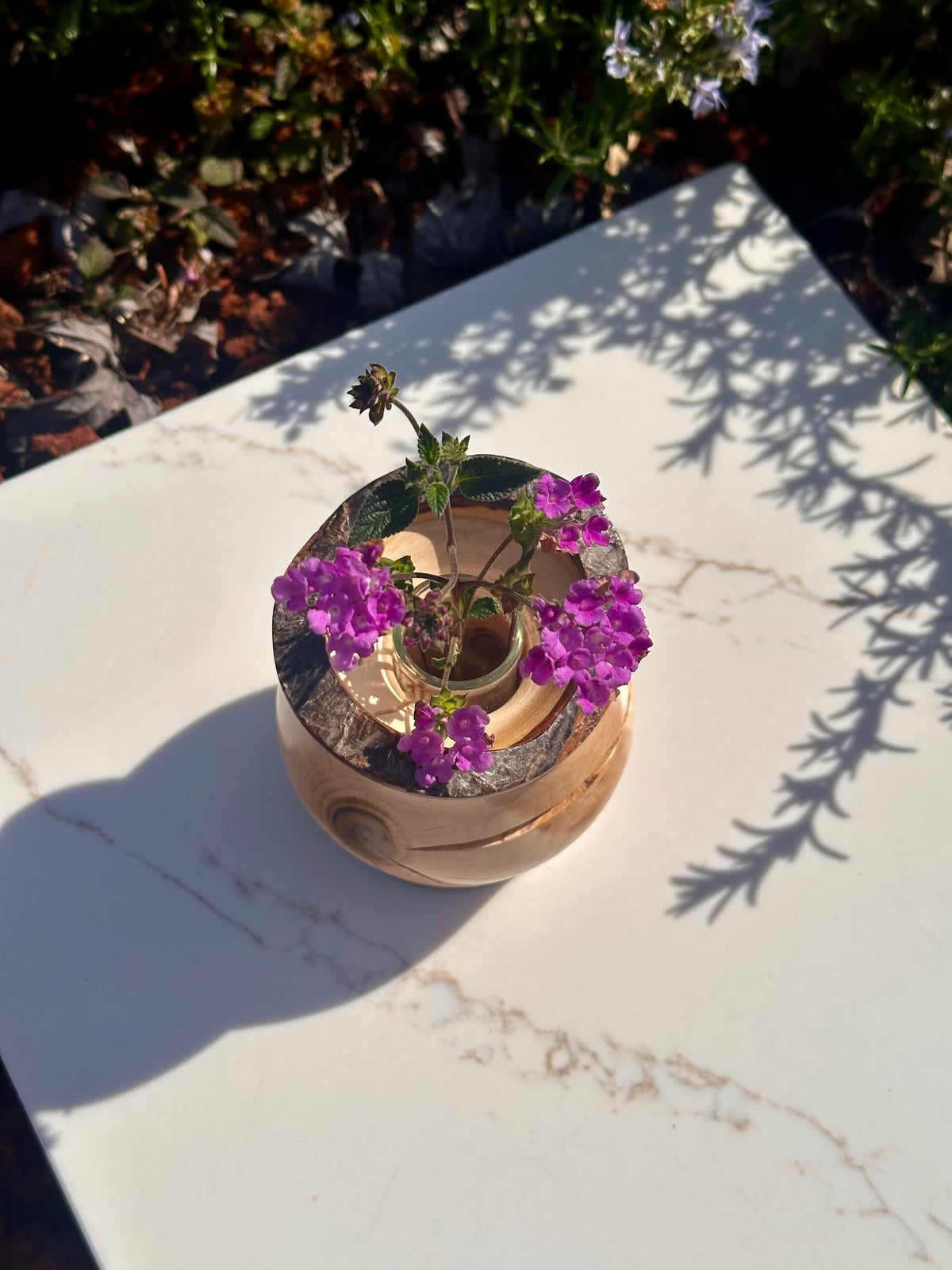 Live-Edge Bud Vase