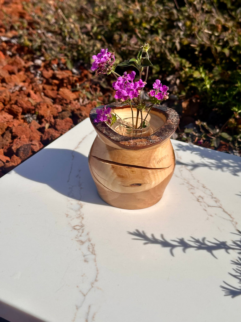 Live-Edge Bud Vase