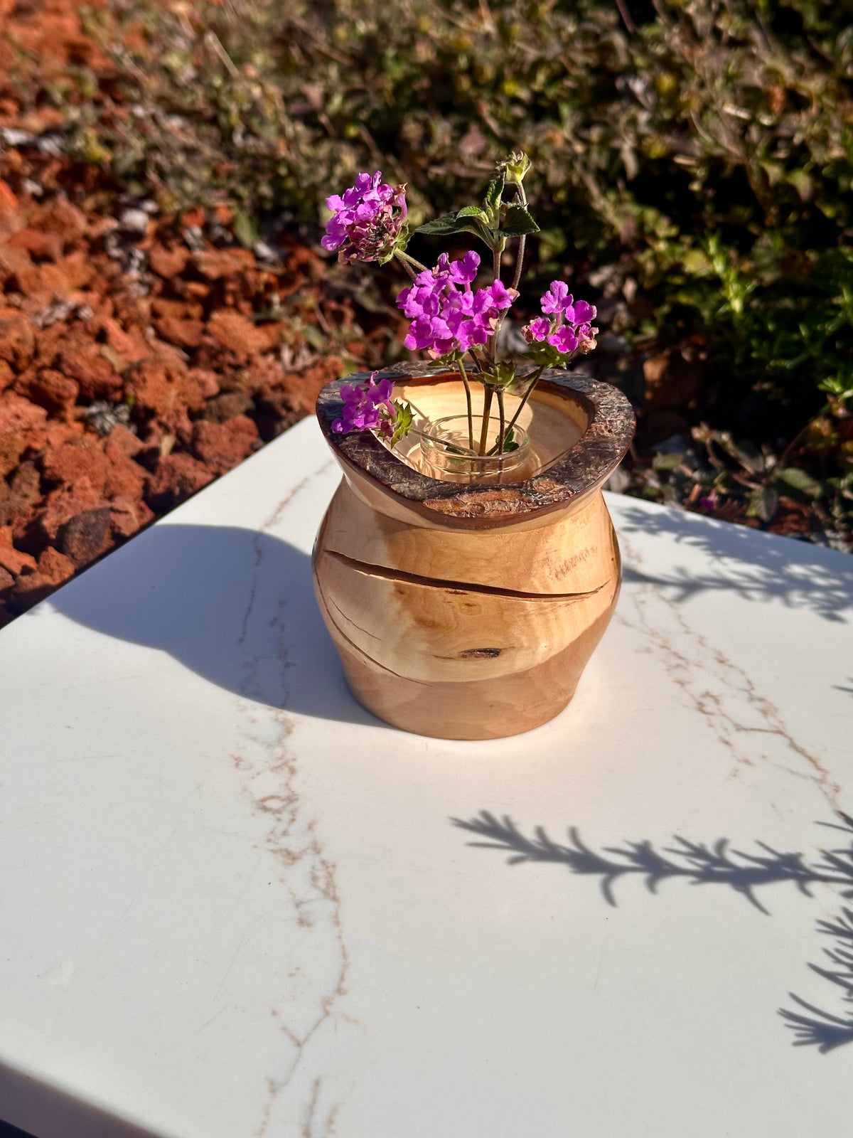 Live-Edge Bud Vase