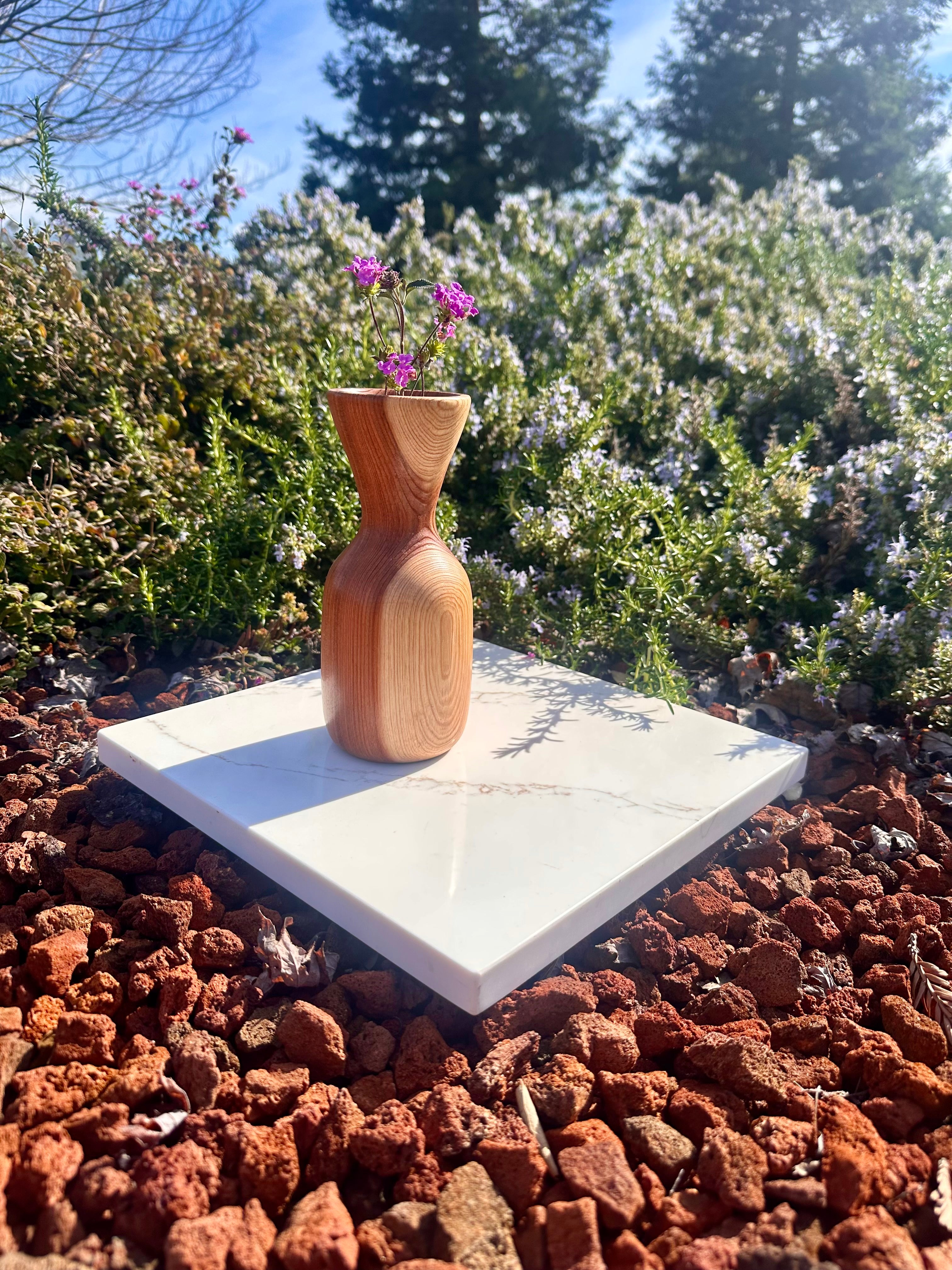Redwood Vase - Rustic yet Contemporary