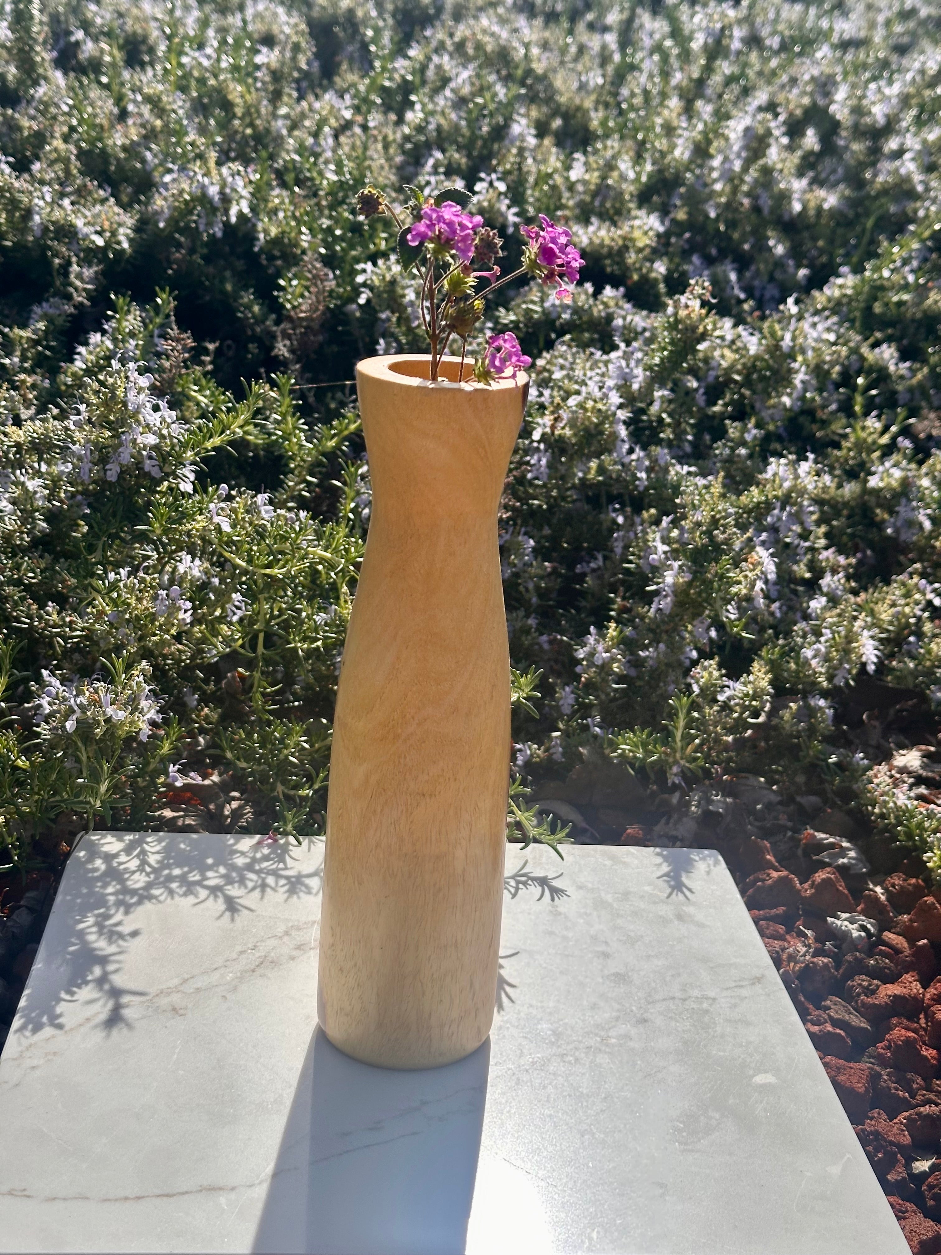 Unique Hand-turned Fruitless Mulberry Vase