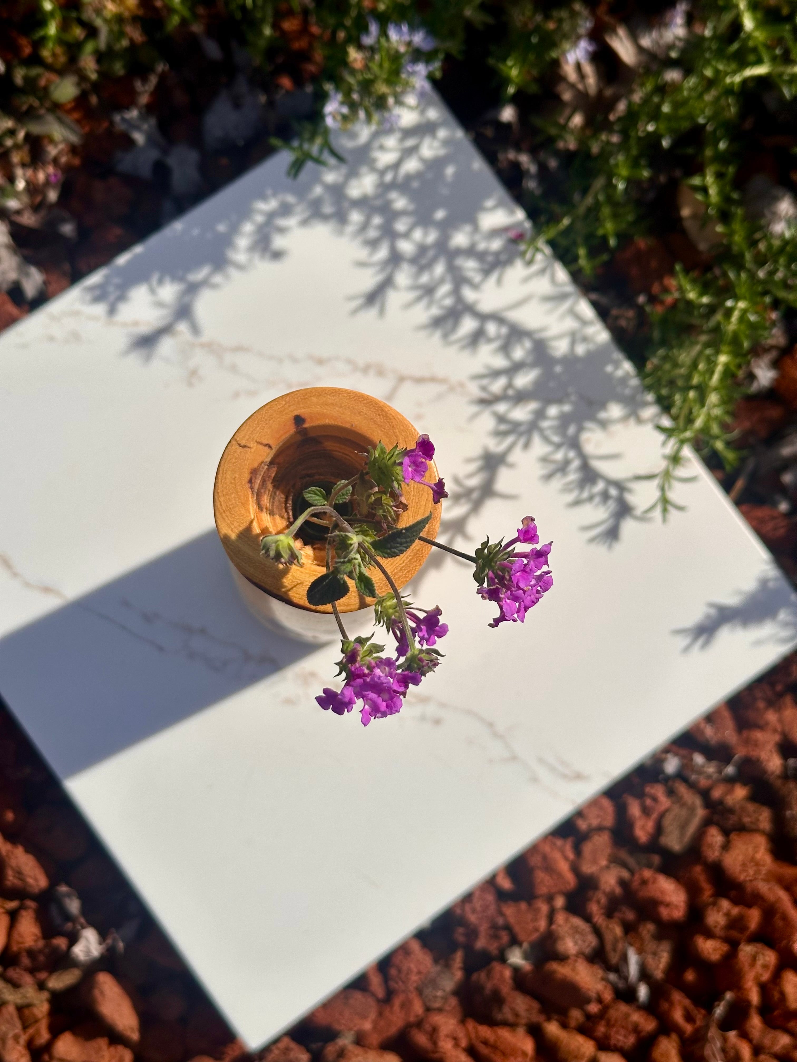 Unique Hand-turned Fruitless Mulberry Vase