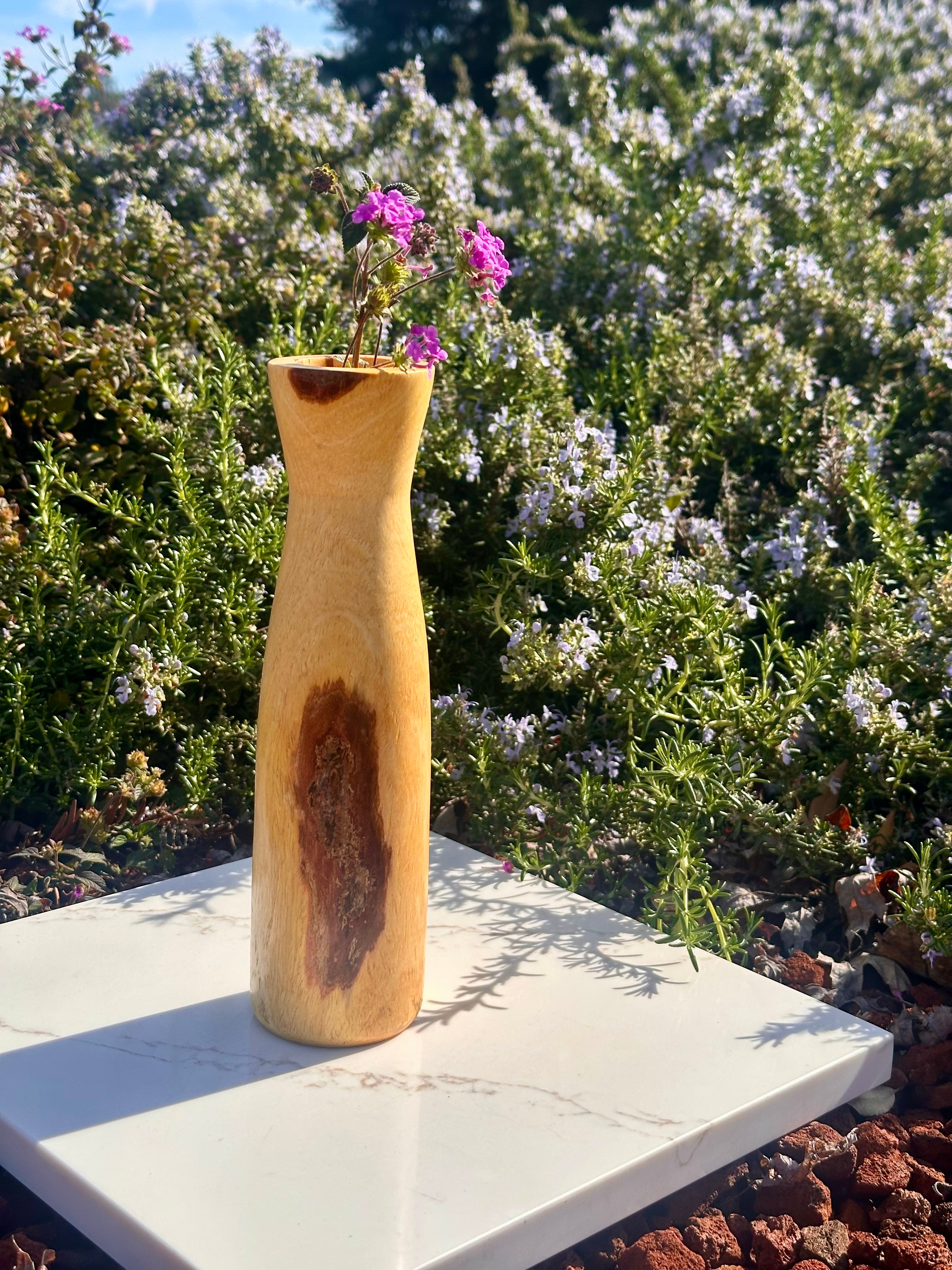 Unique Hand-turned Fruitless Mulberry Vase