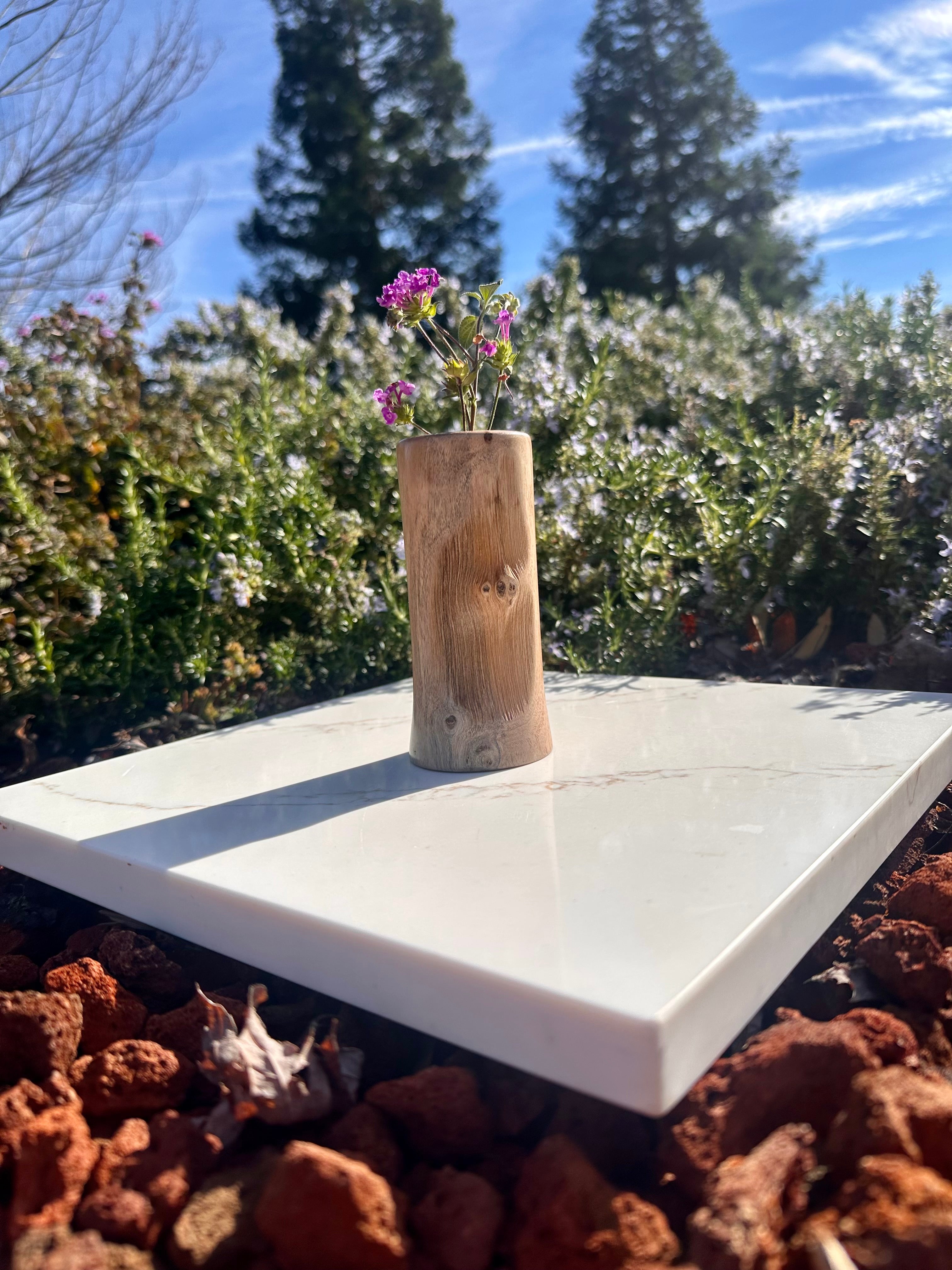 Reclaimed Wood Bud Vase
