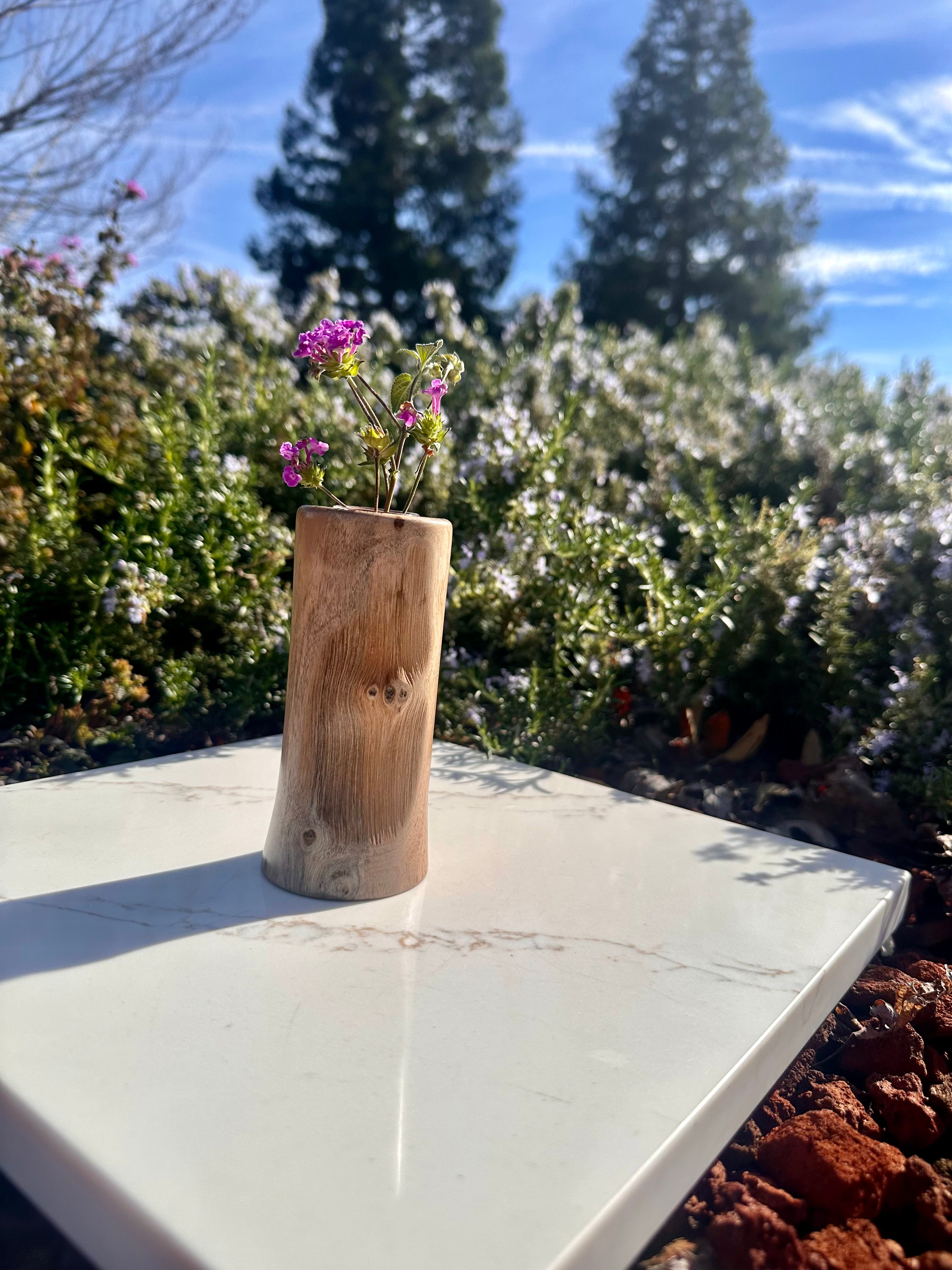 Reclaimed Wood Bud Vase