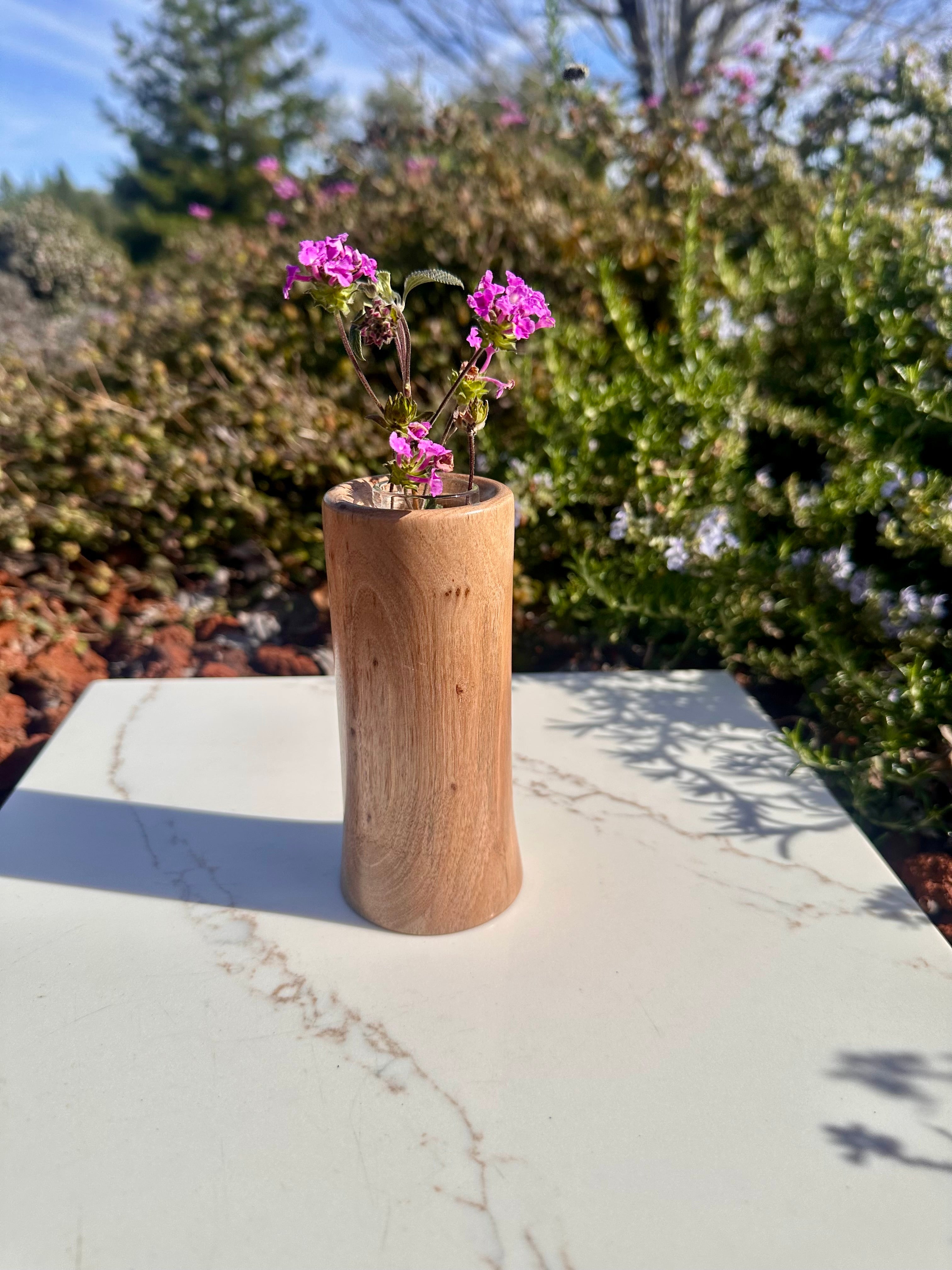 Reclaimed Wood Bud Vase
