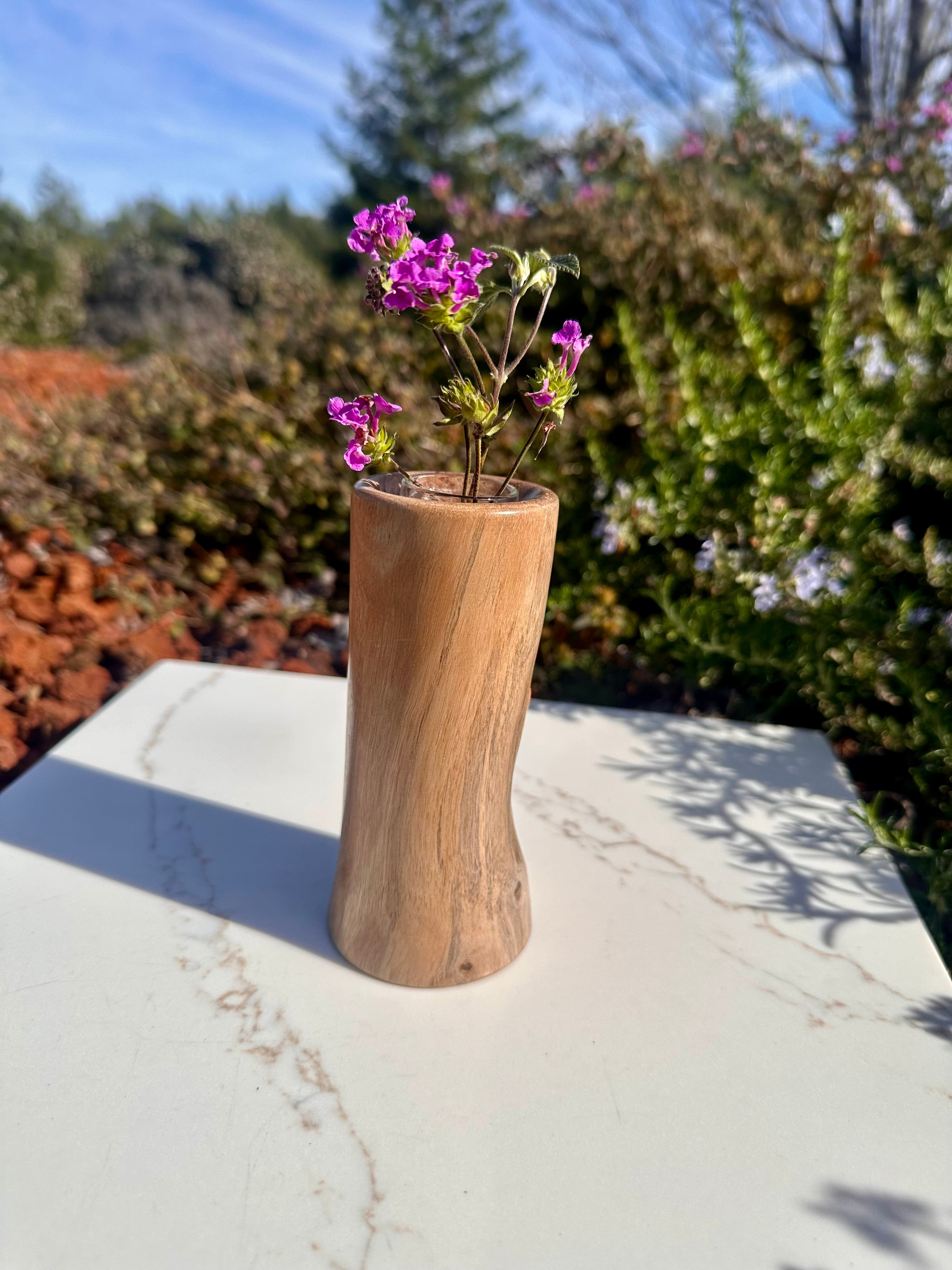 Reclaimed Wood Bud Vase
