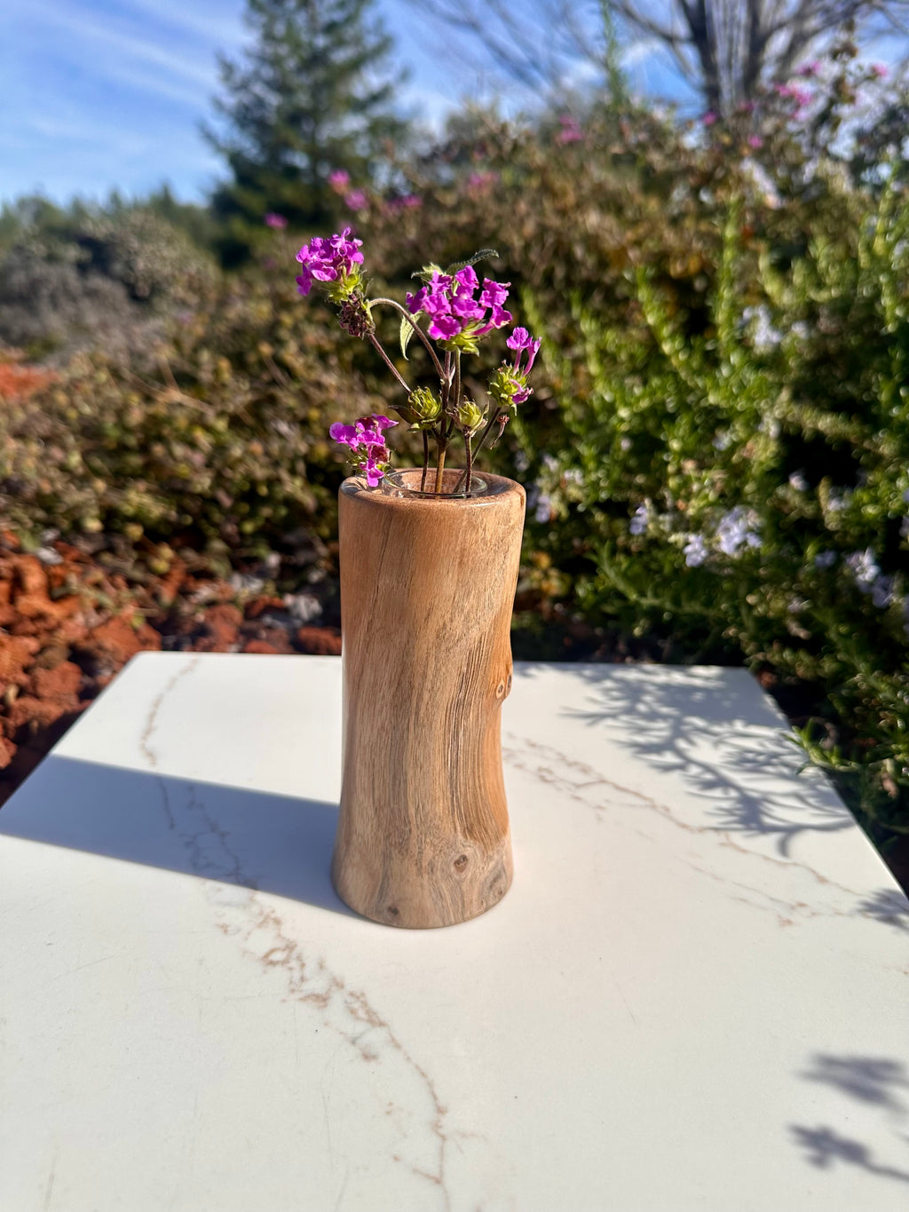 Reclaimed Wood Bud Vase