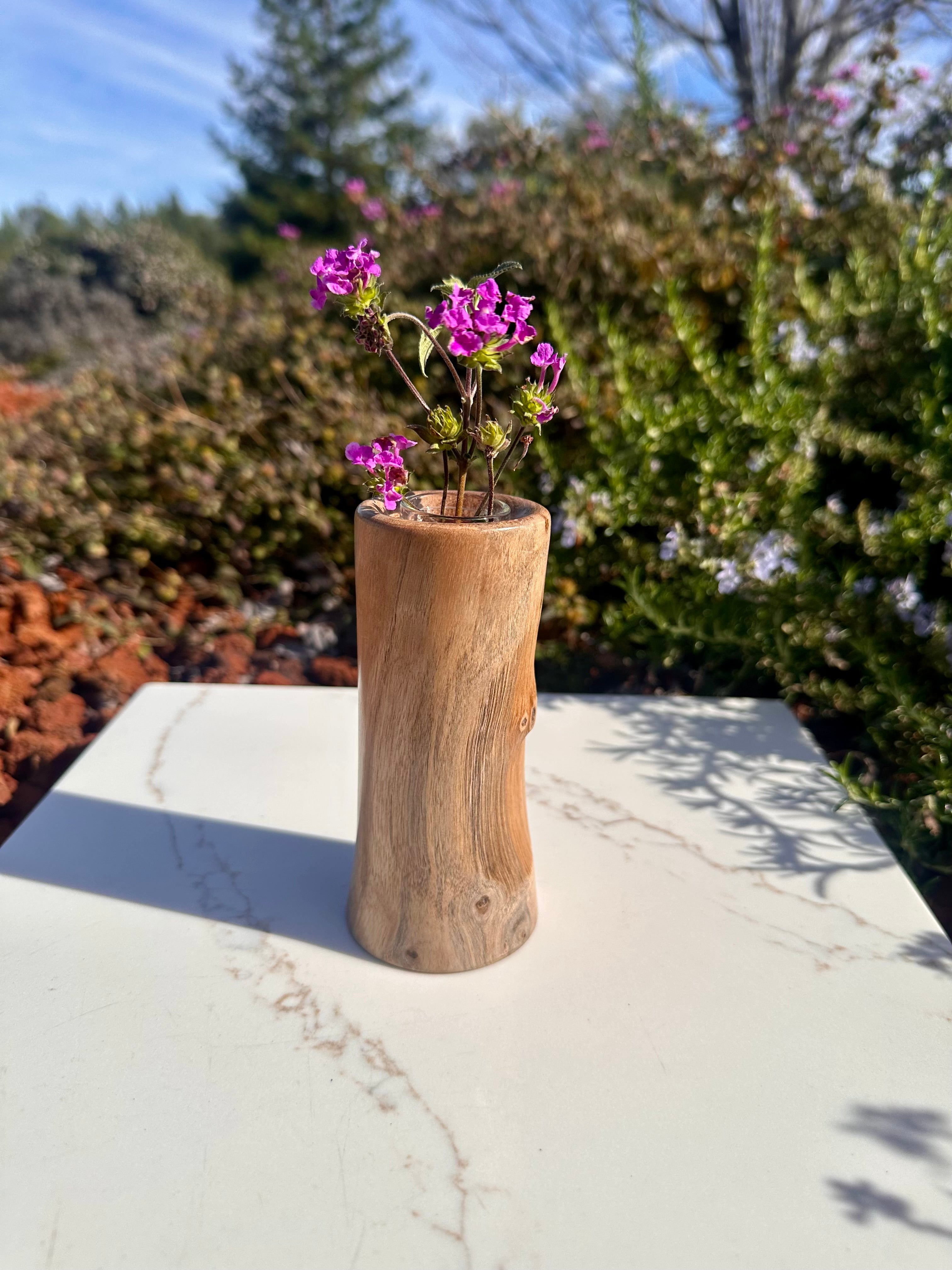 Reclaimed Wood Bud Vase