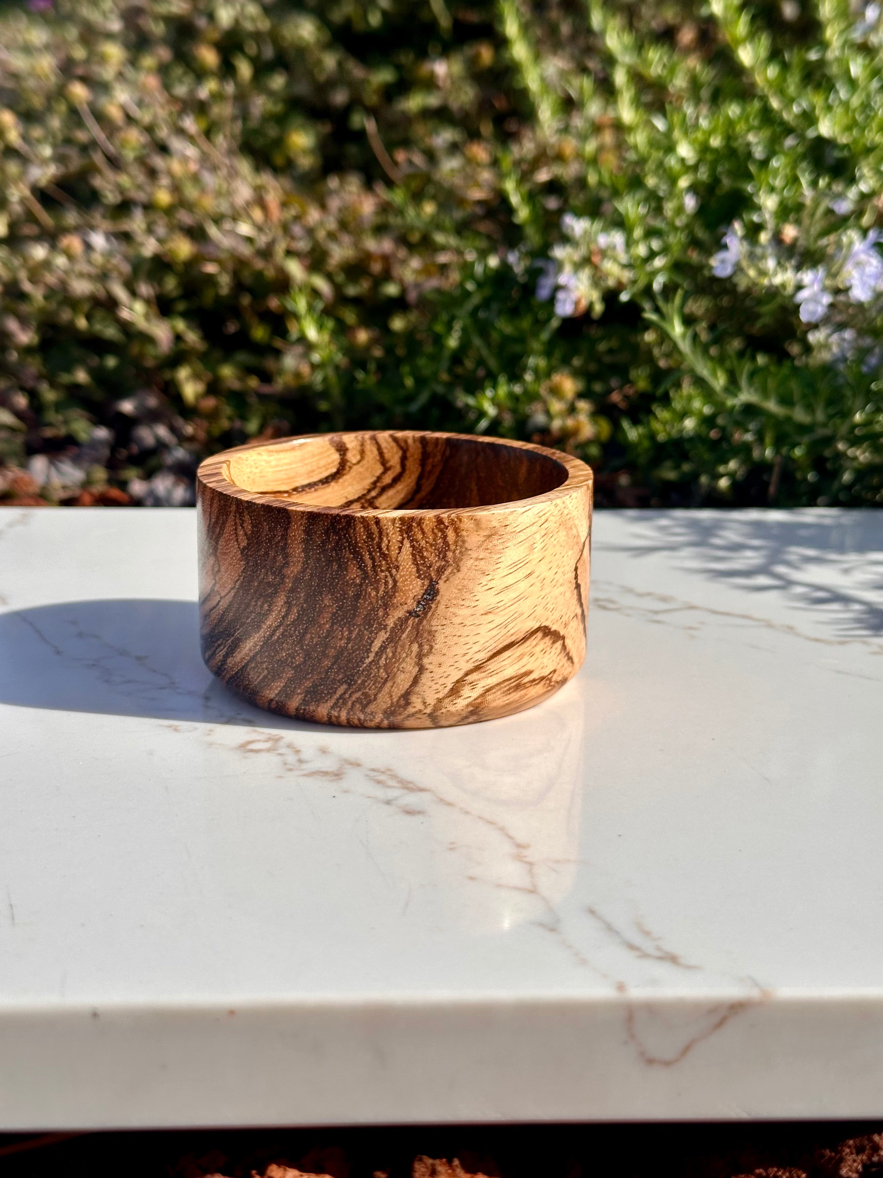 Handcrafted Zebra Wood Bowls