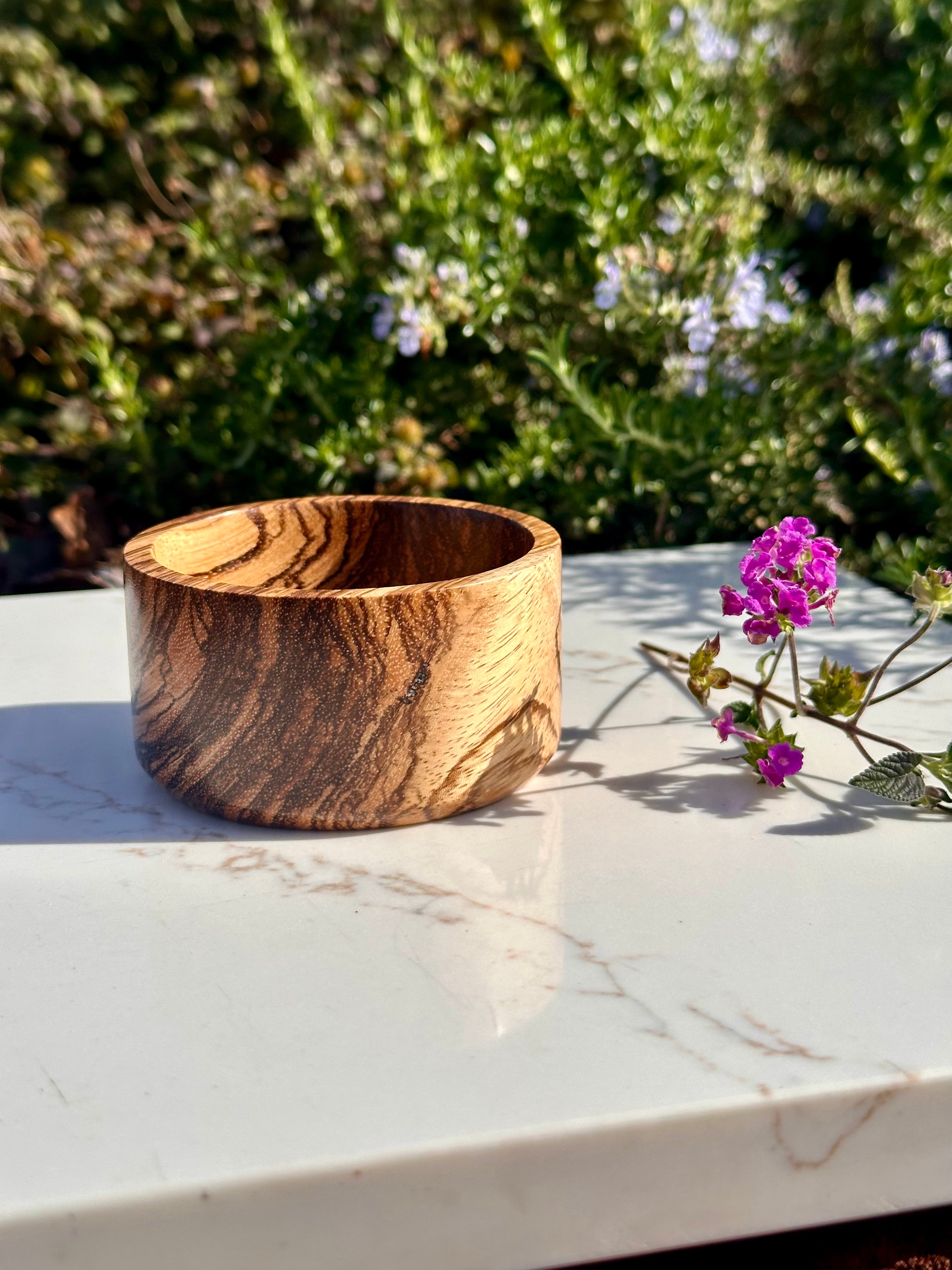 Handcrafted Zebra Wood Bowls