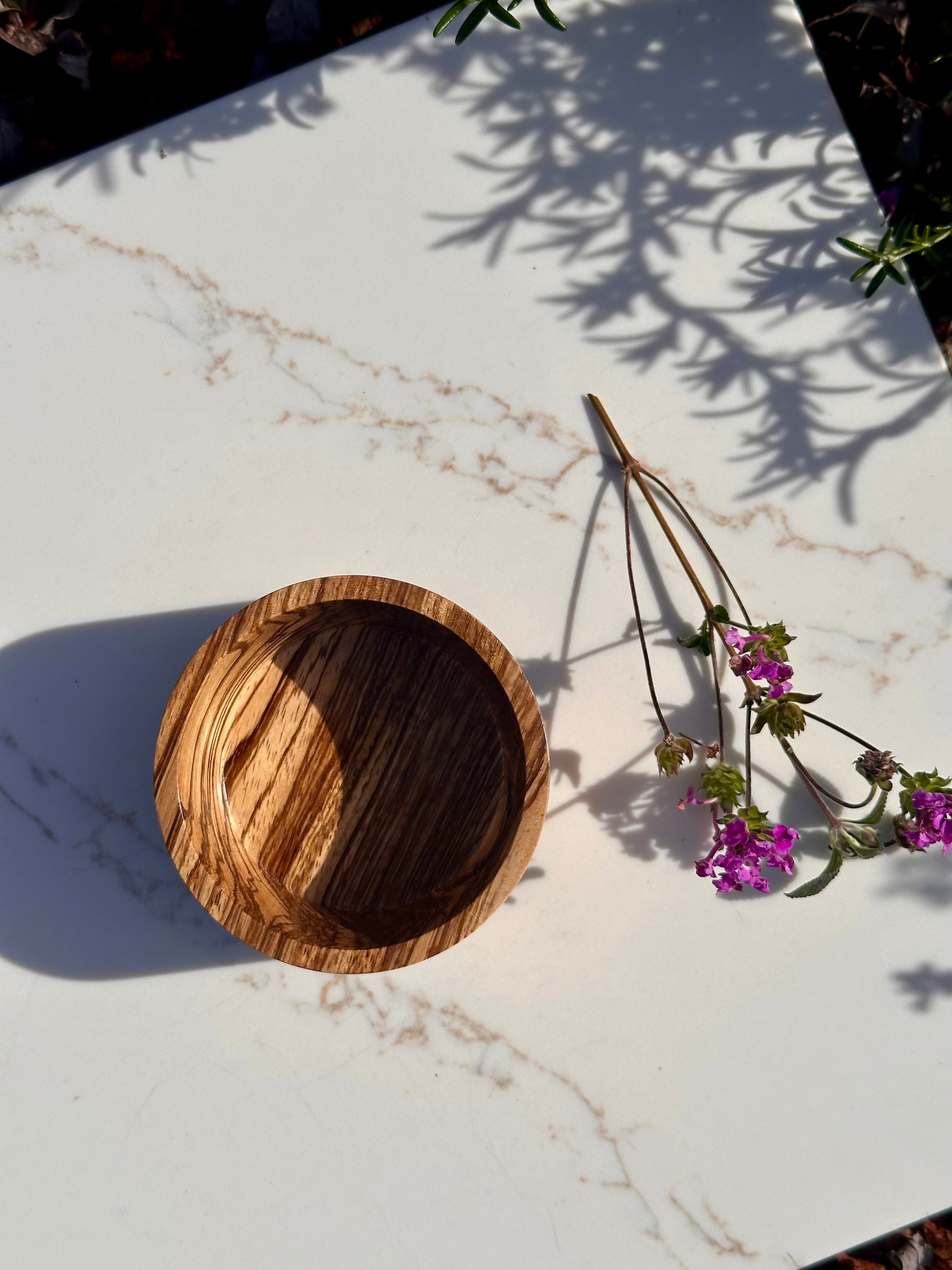 Handcrafted Zebra Wood Bowls