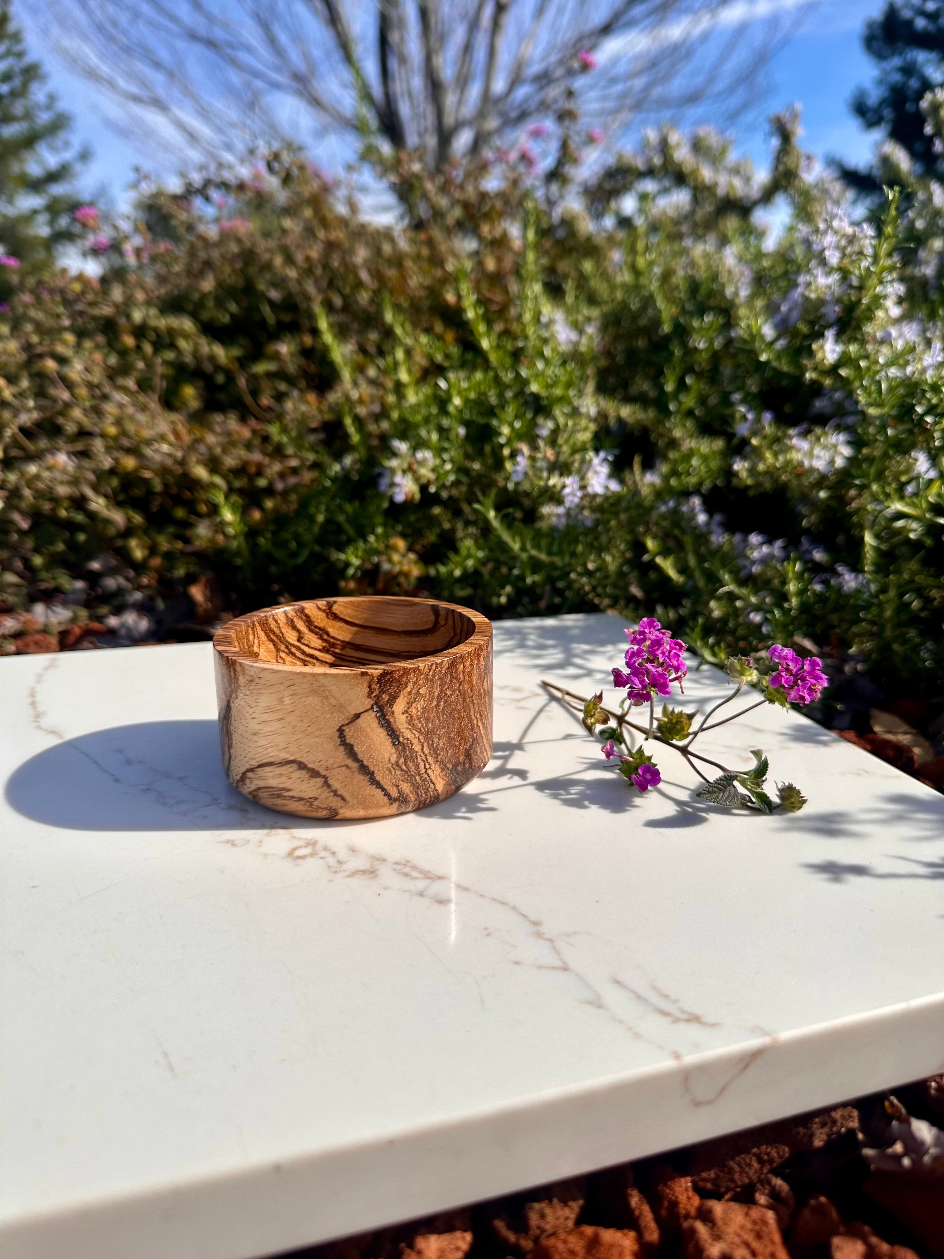 Handcrafted Zebra Wood Bowls