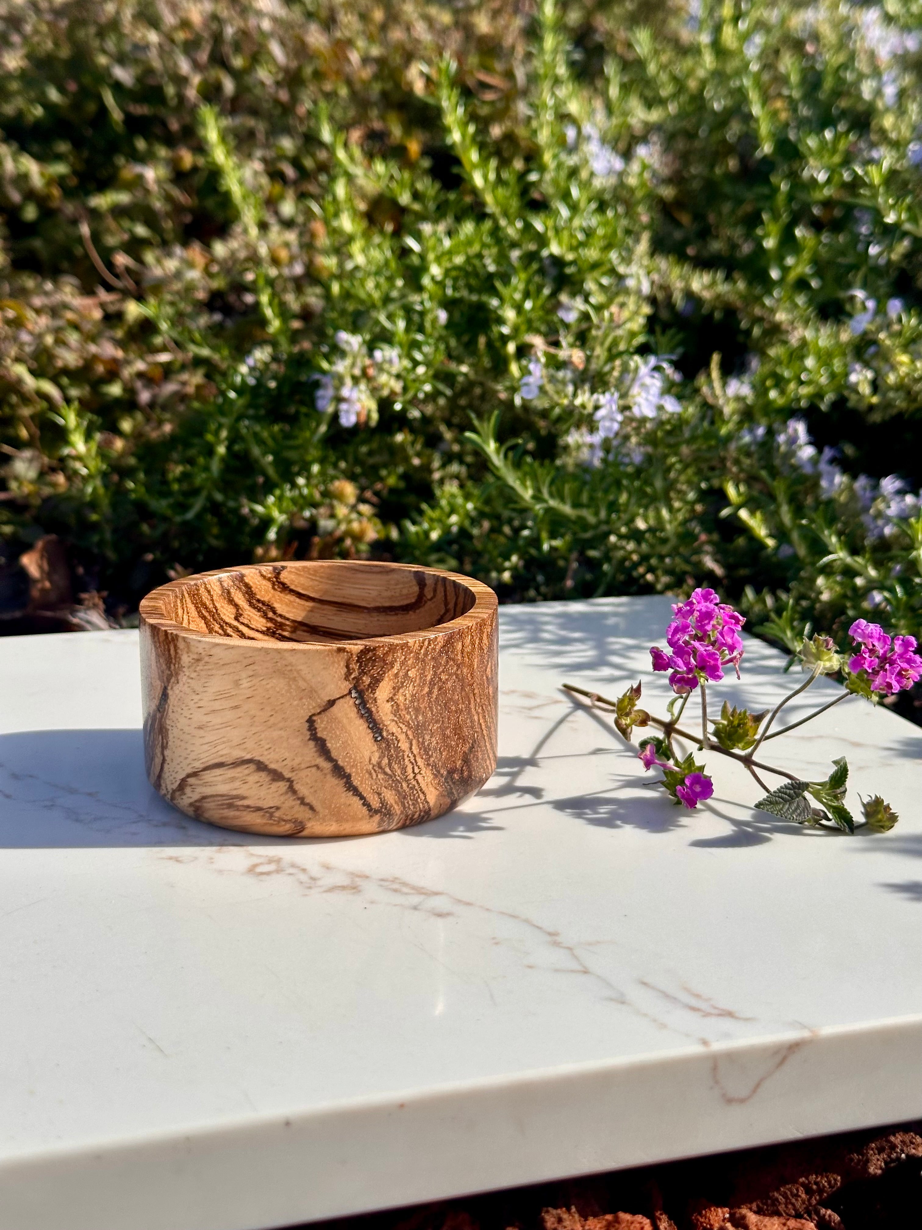 Handcrafted Zebra Wood Bowls