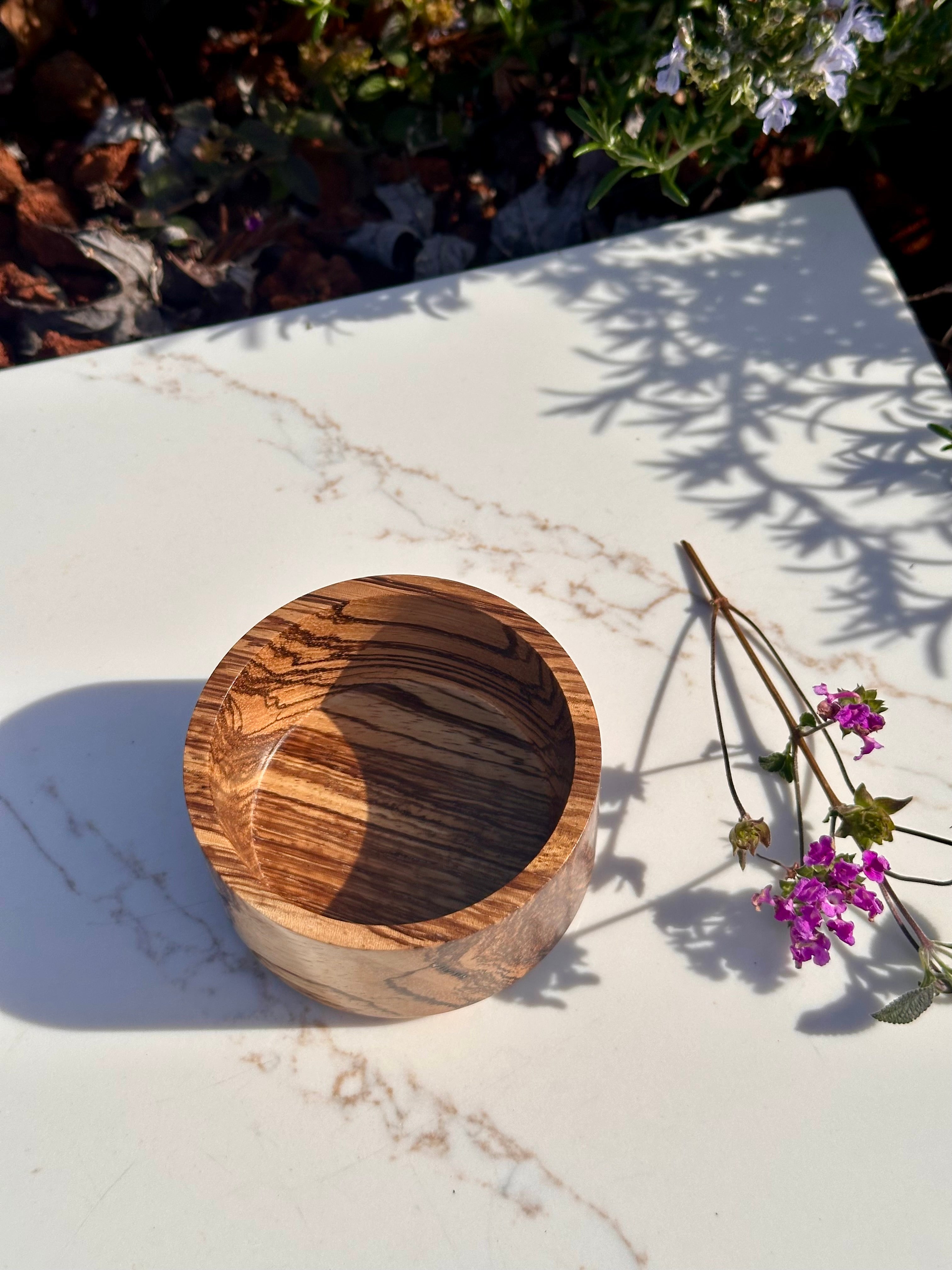 Handcrafted Zebra Wood Bowls