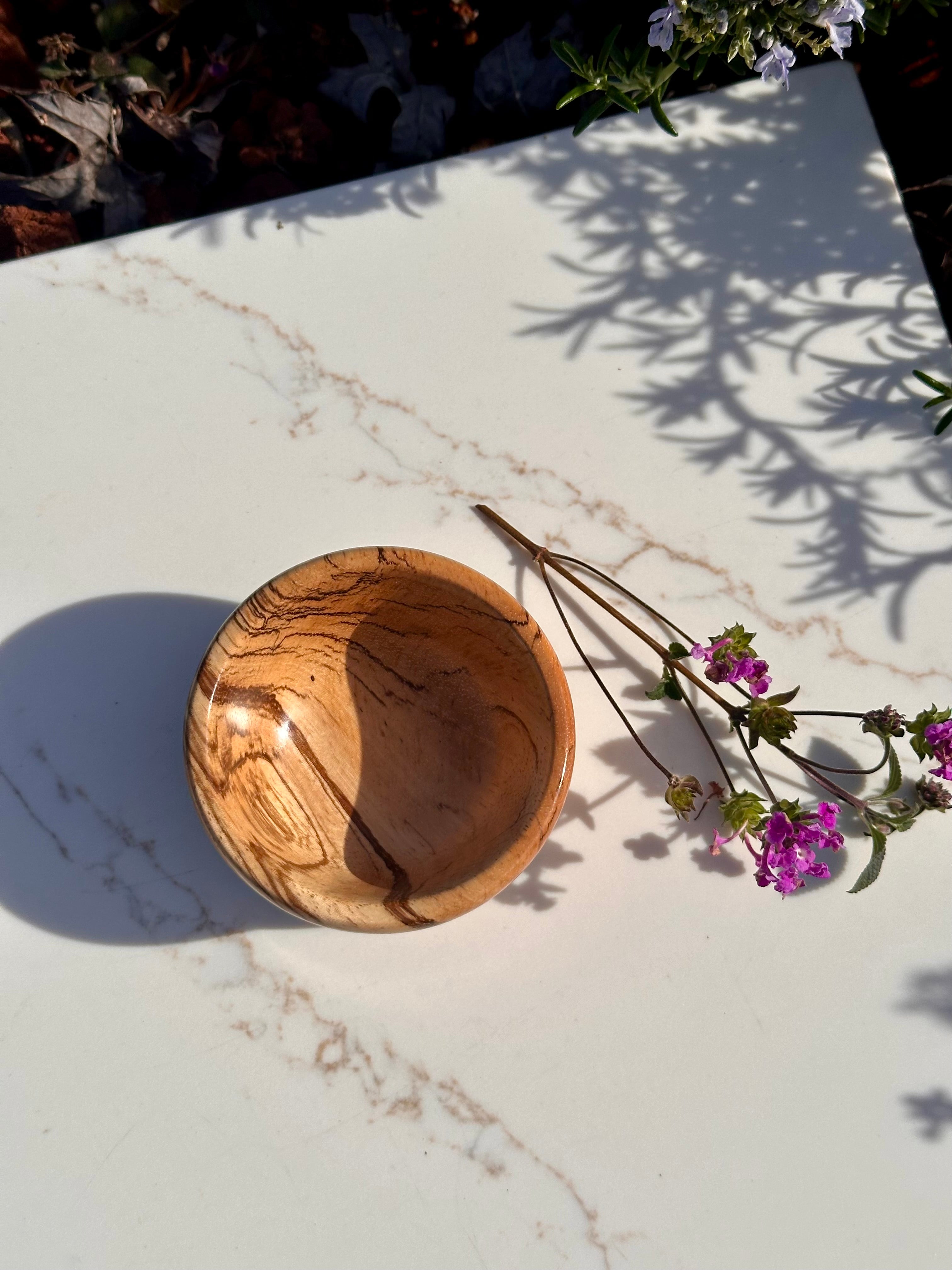 Handcrafted Zebra Wood Bowls