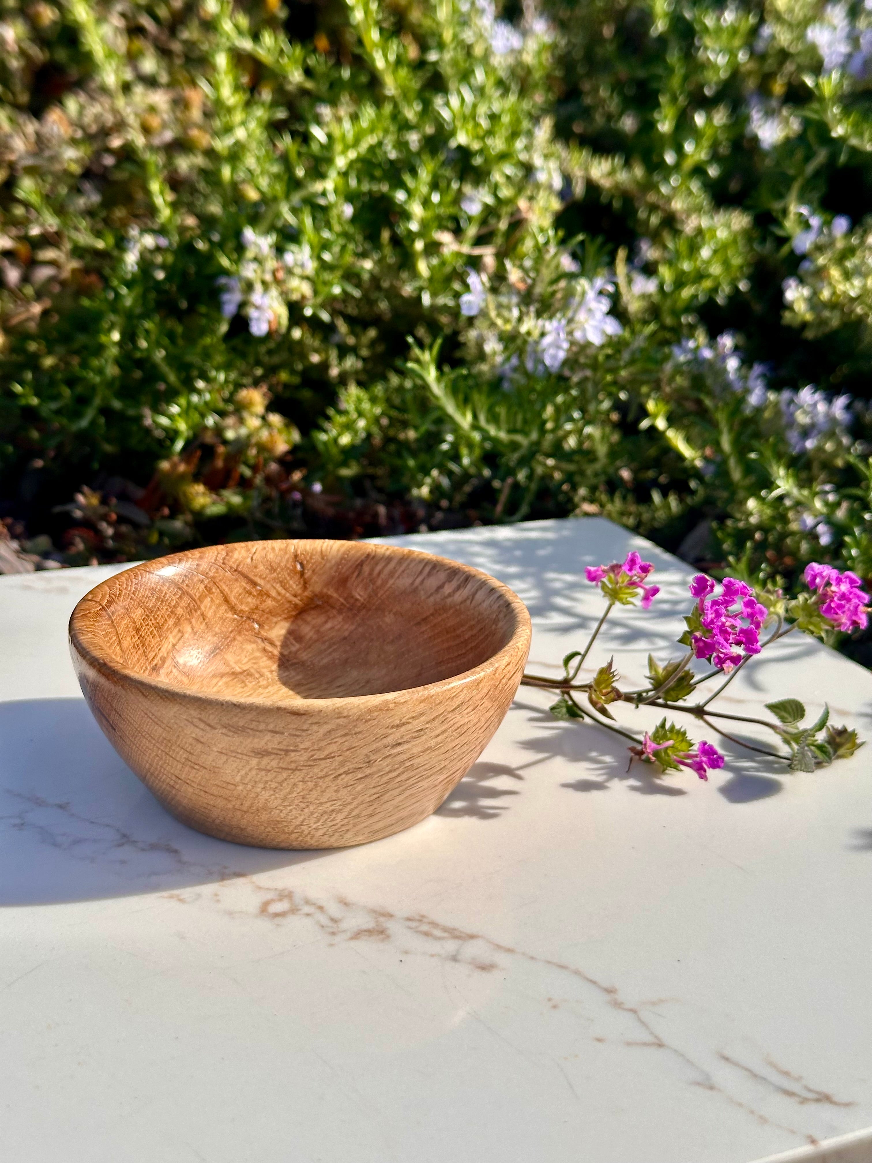 Handturned White Oak Bowl
