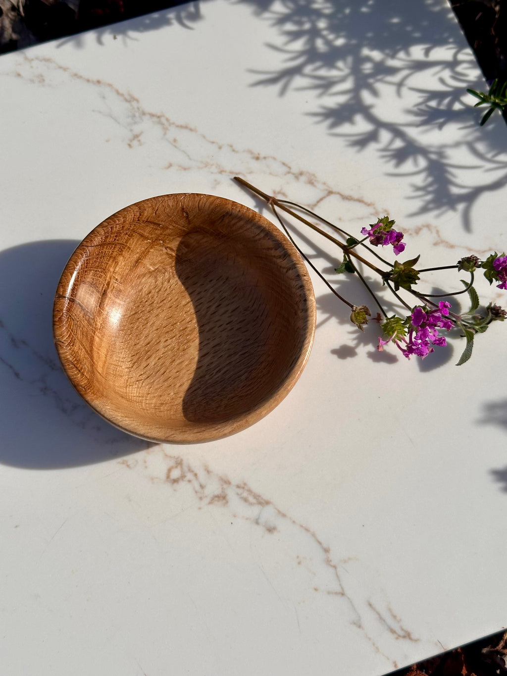 Handturned White Oak Bowl