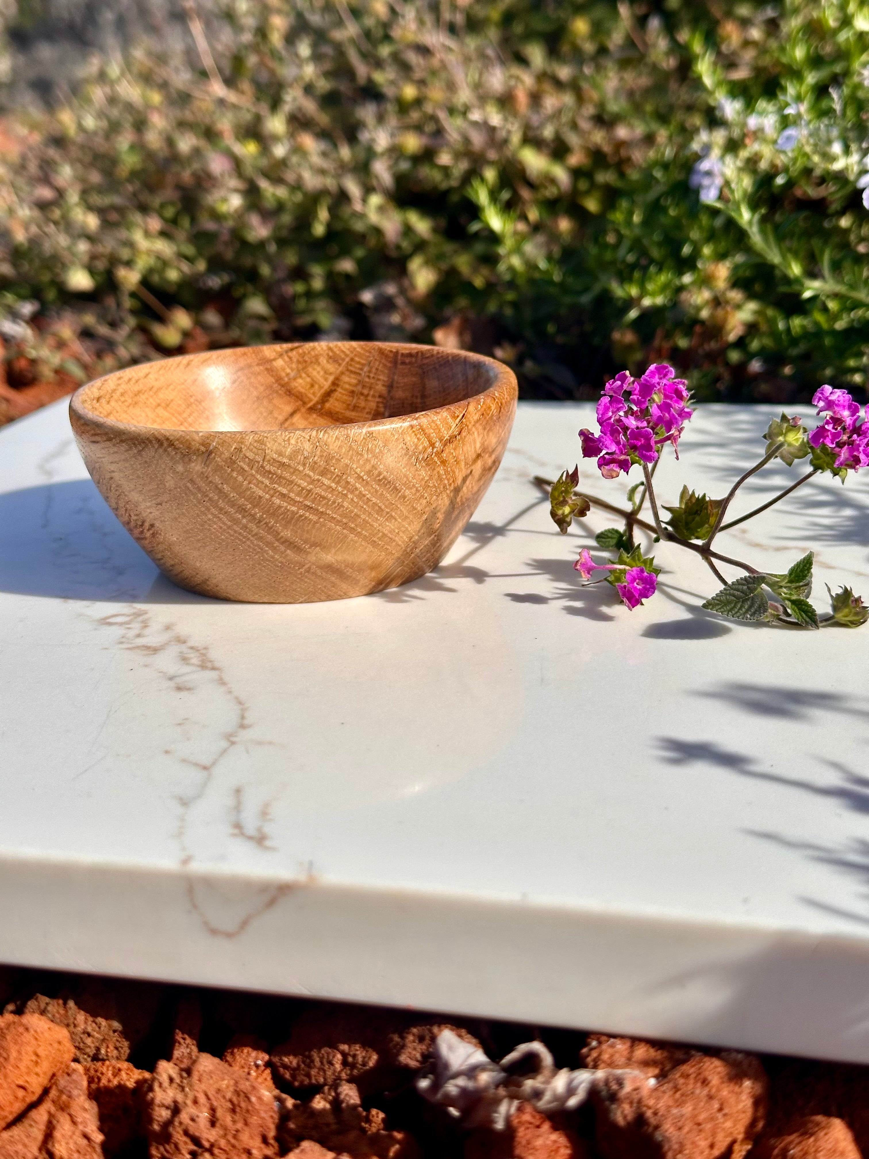Handturned White Oak Bowl