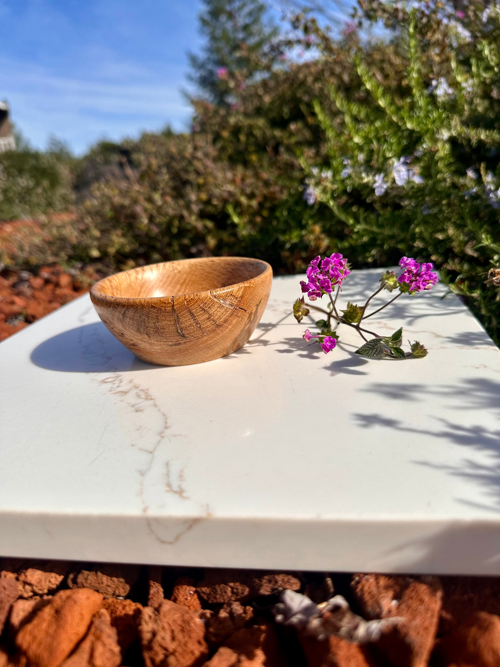 Handturned White Oak Bowl