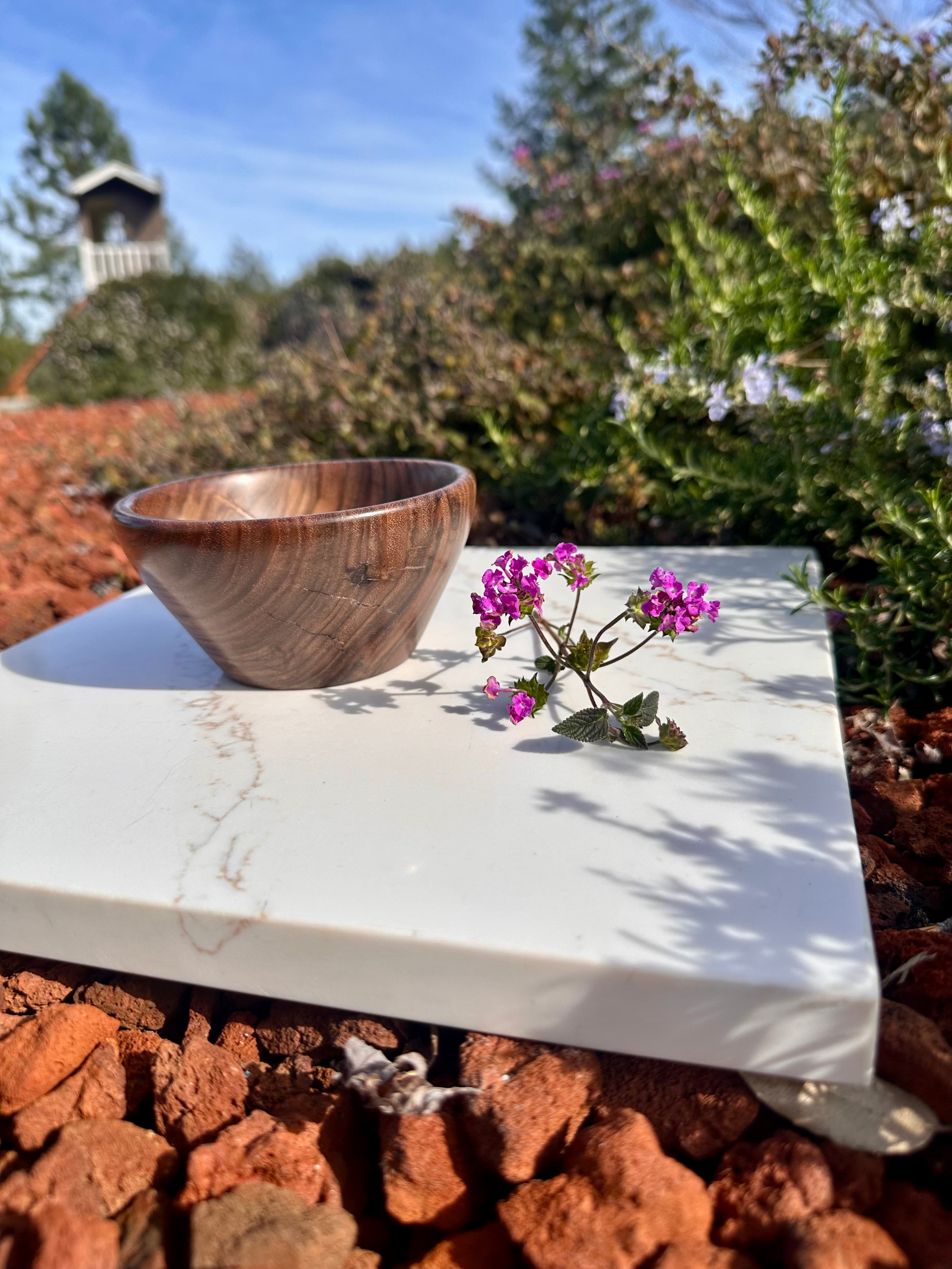 3-Piece Set Handcrafted Walnut Artisan Bowls