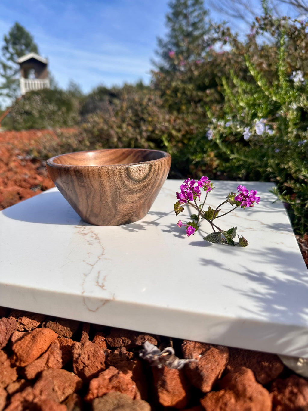 3-Piece Set Handcrafted Walnut Artisan Bowls