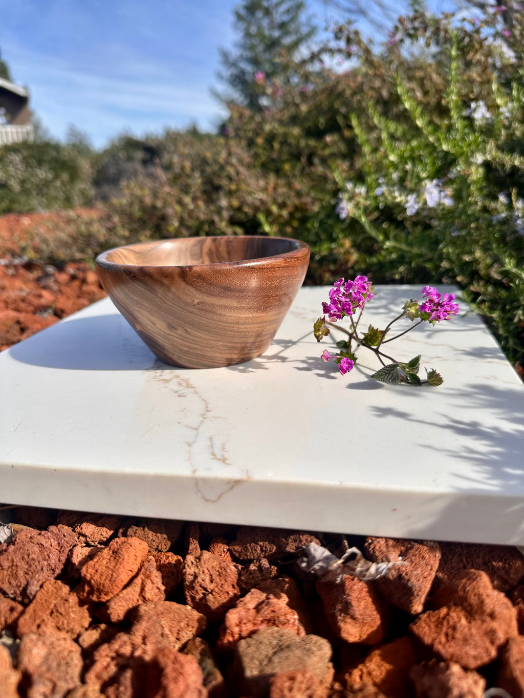 3-Piece Set Handcrafted Walnut Artisan Bowls