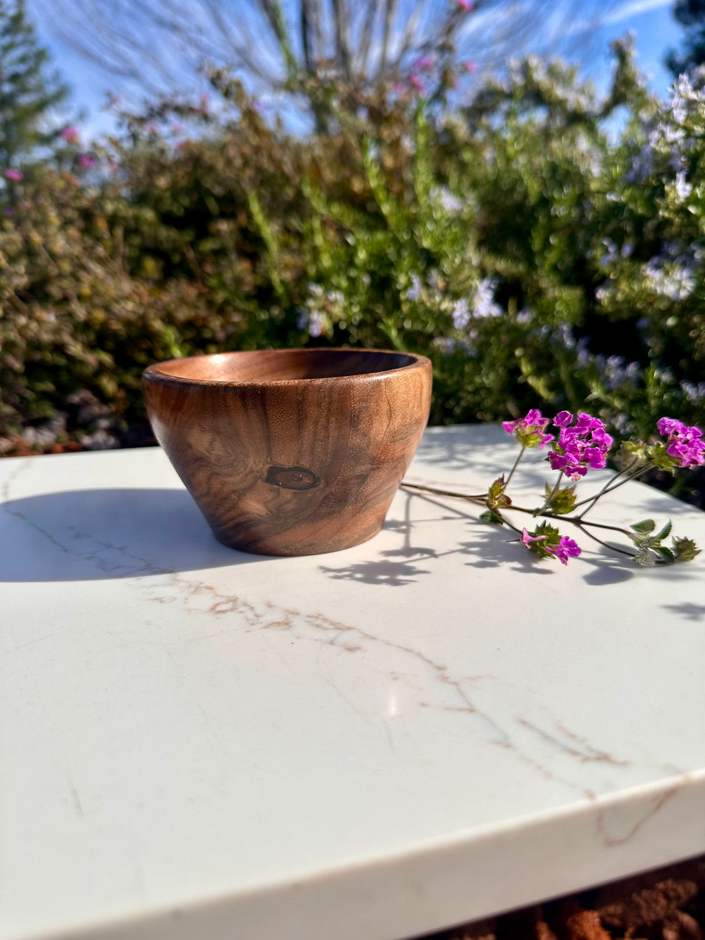 3-Piece Set Handcrafted Walnut Artisan Bowls