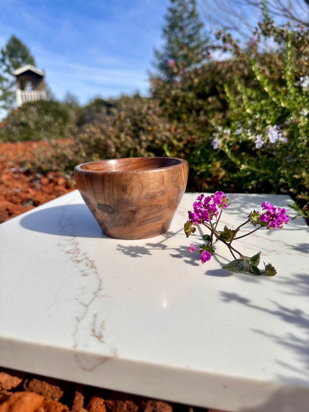 3-Piece Set Handcrafted Walnut Artisan Bowls