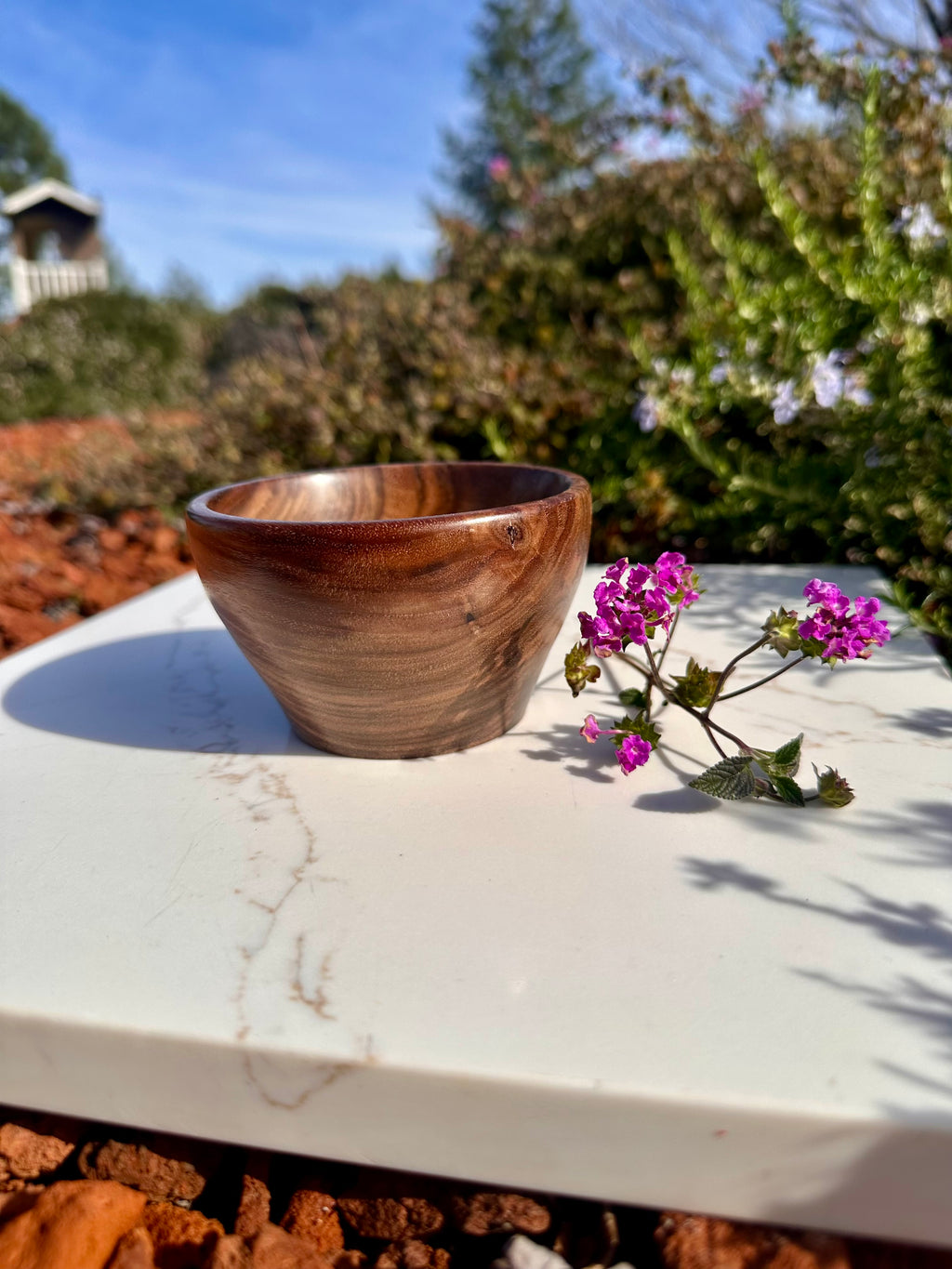 3-Piece Set Handcrafted Walnut Artisan Bowls