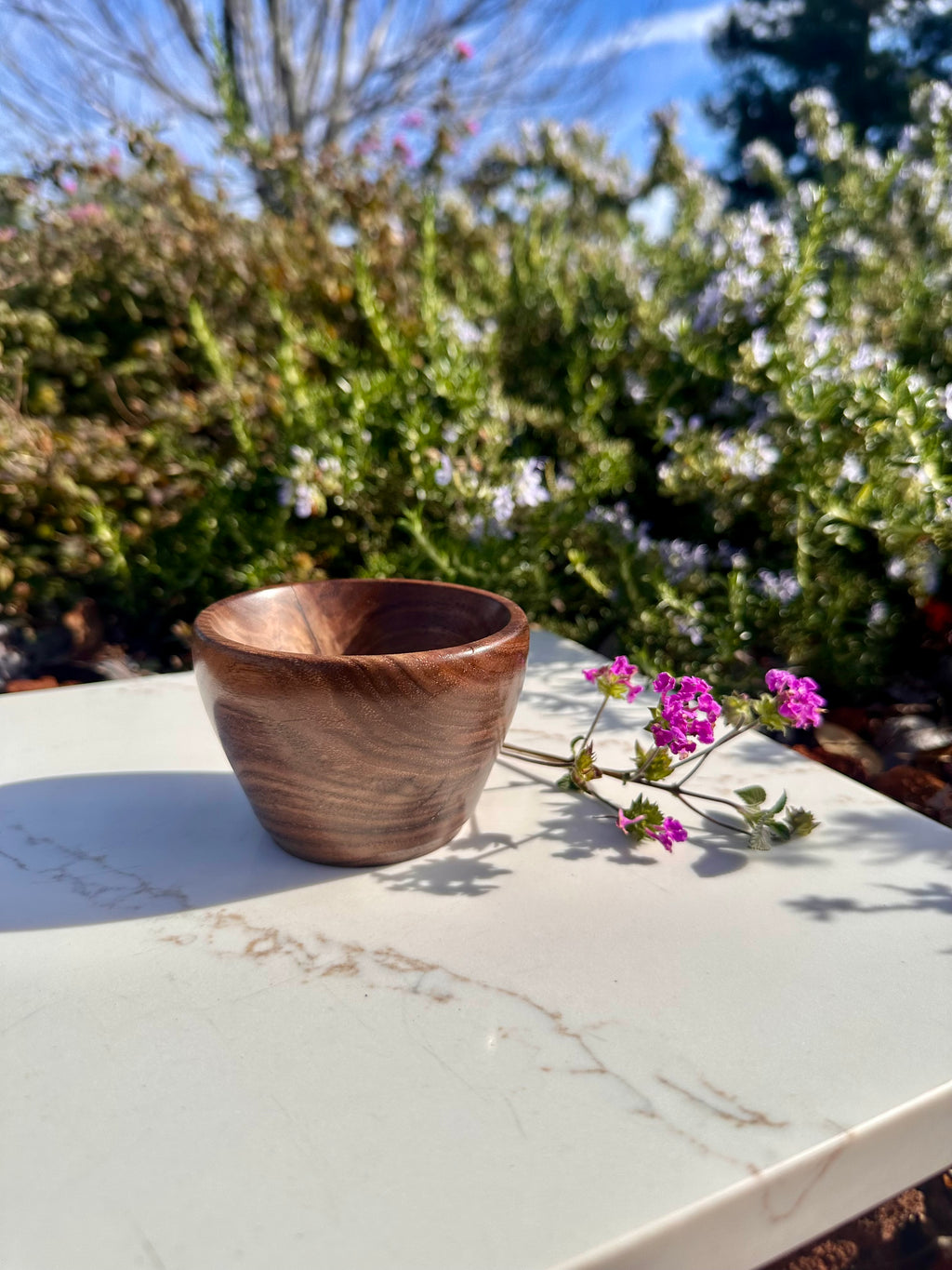 3-Piece Set Handcrafted Walnut Artisan Bowls
