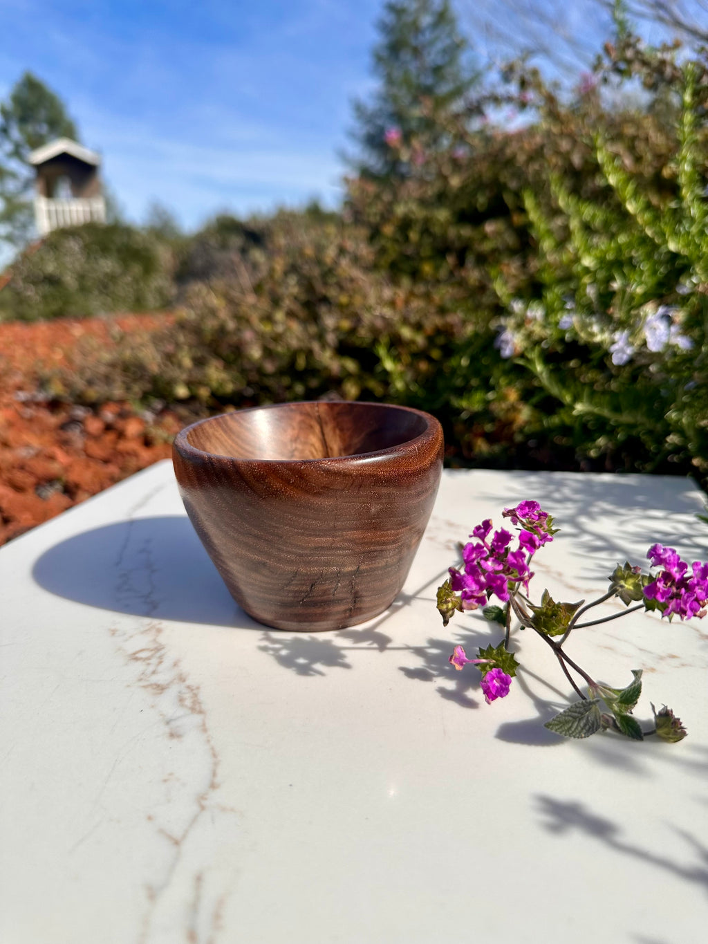 3-Piece Set Handcrafted Walnut Artisan Bowls