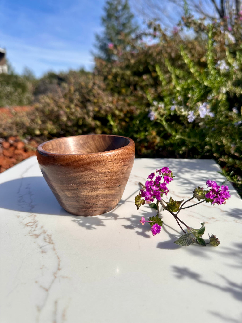 3-Piece Set Handcrafted Walnut Artisan Bowls