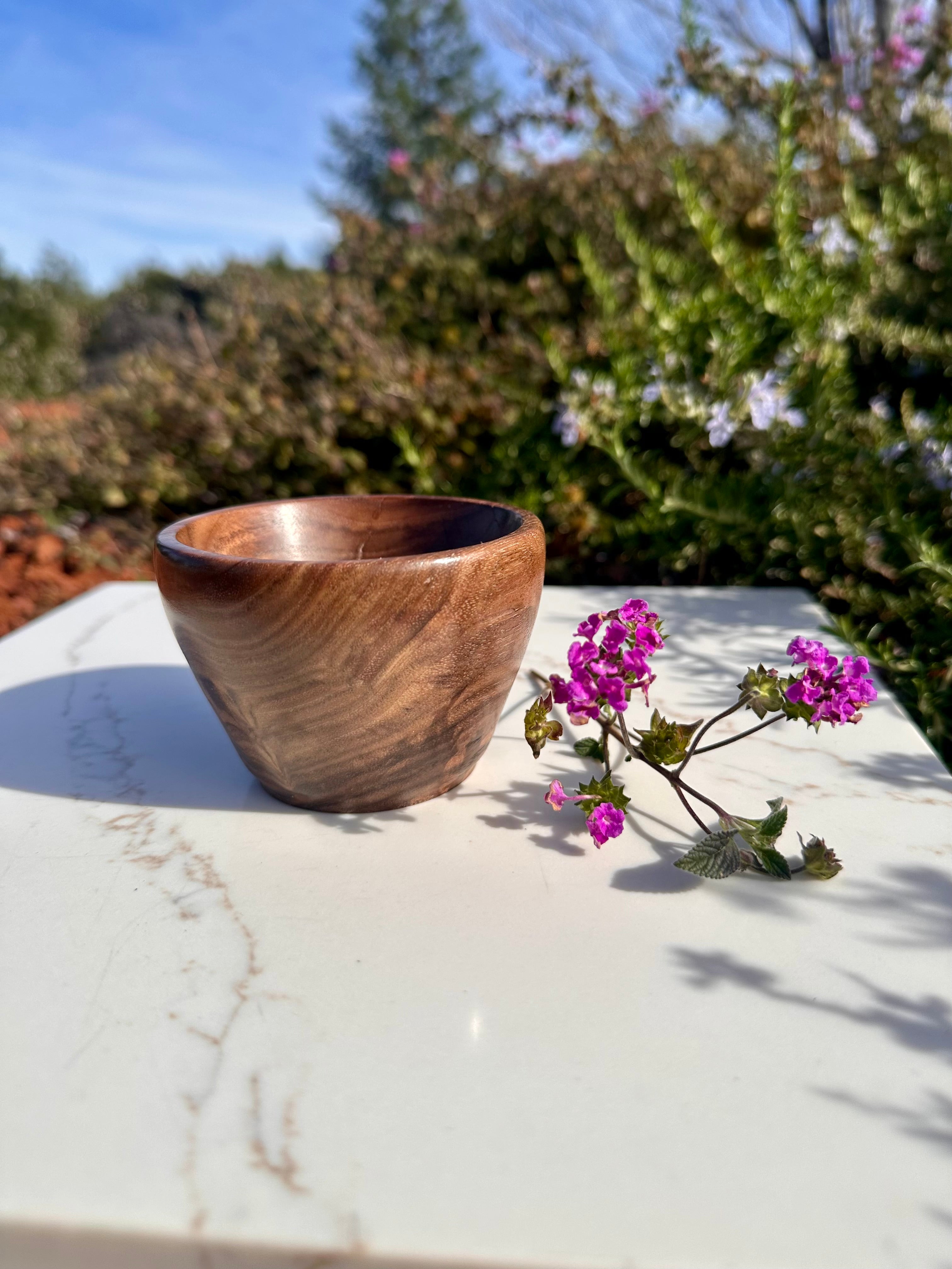 3-Piece Set Handcrafted Walnut Artisan Bowls