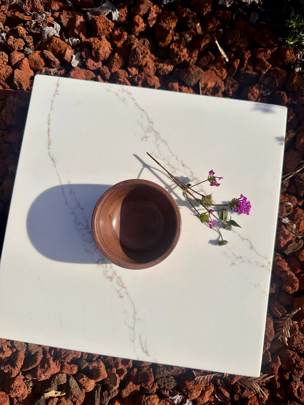 Handturned Walnut Bowl - Small Handmade Wooden Catchall