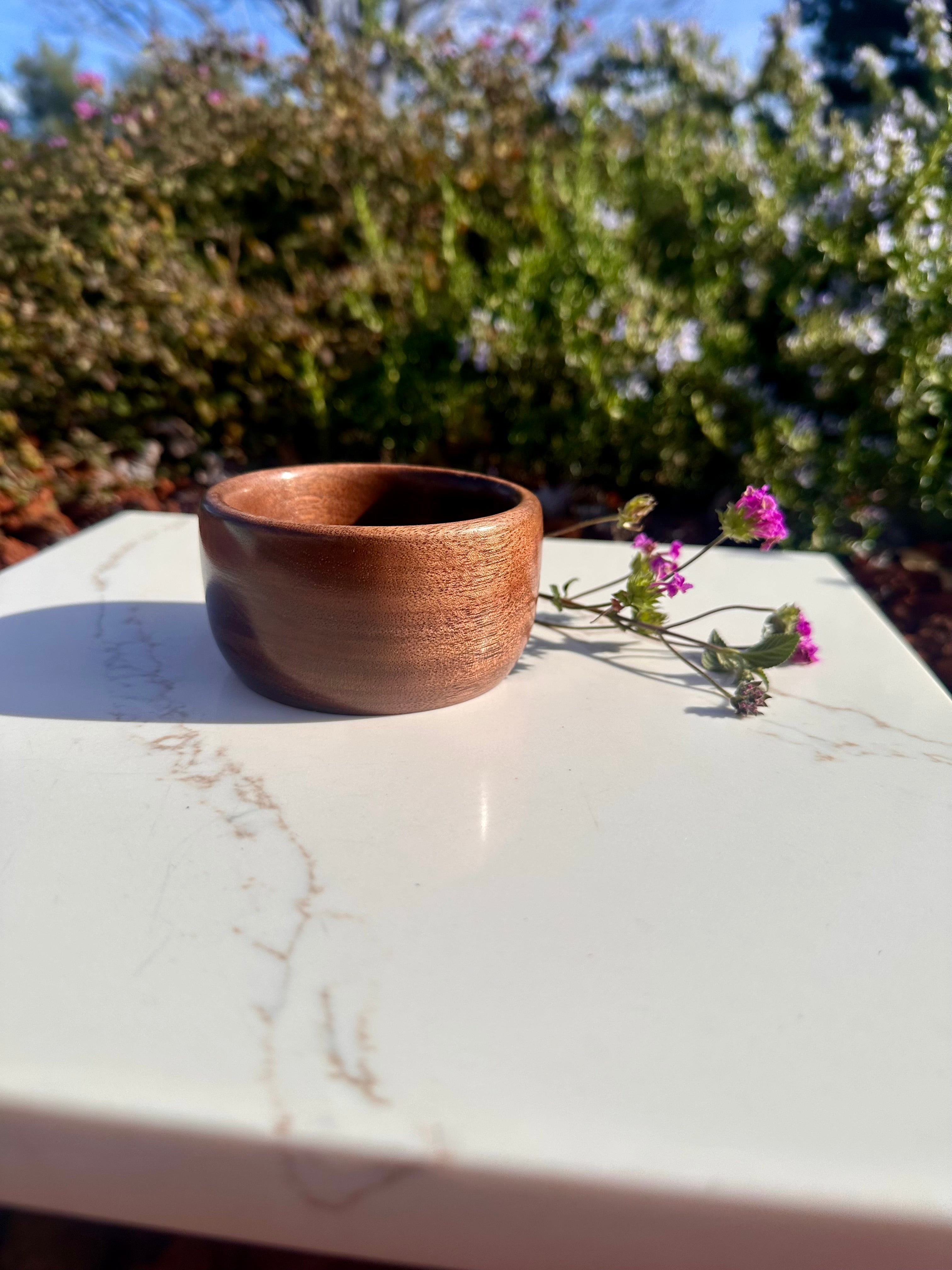 Handturned Walnut Bowl - Small Handmade Wooden Catchall