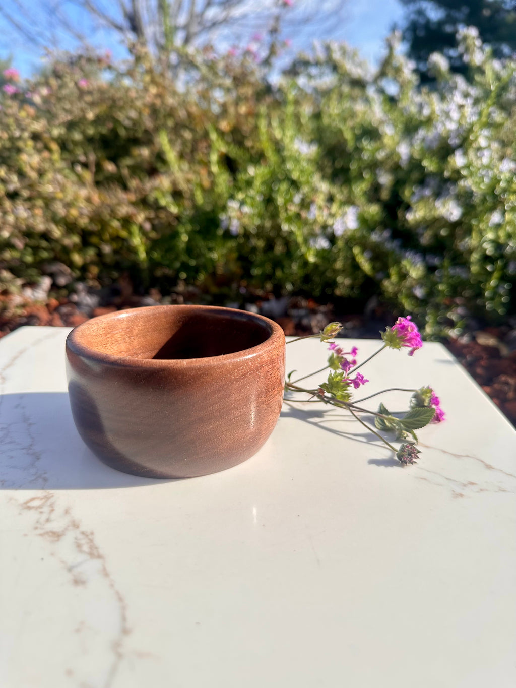 Handturned Walnut Bowl - Small Handmade Wooden Catchall