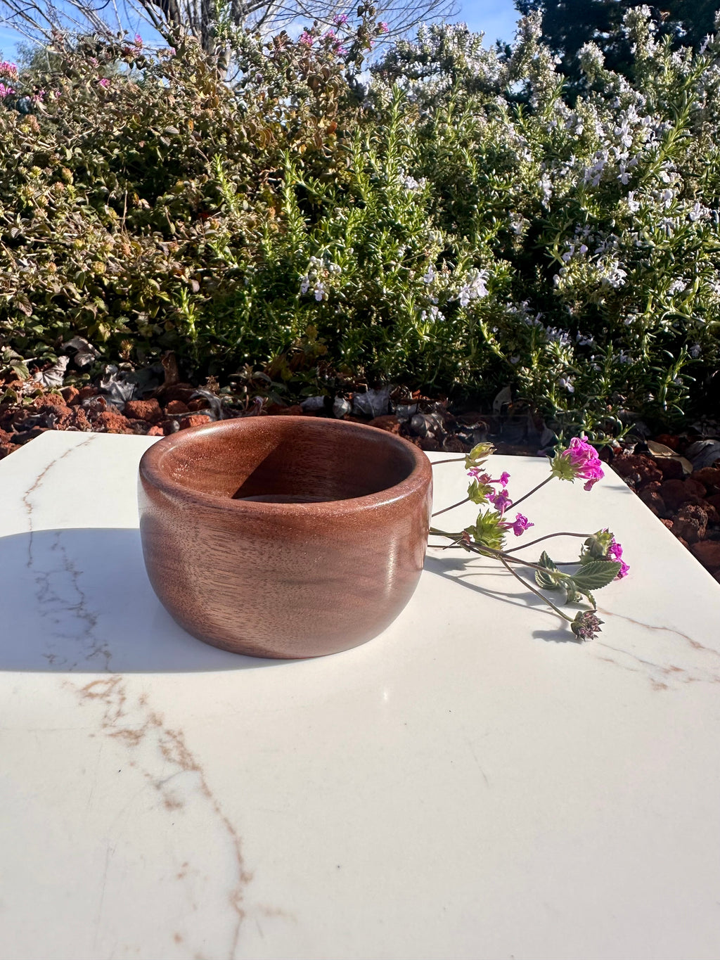 Handturned Walnut Bowl - Small Handmade Wooden Catchall