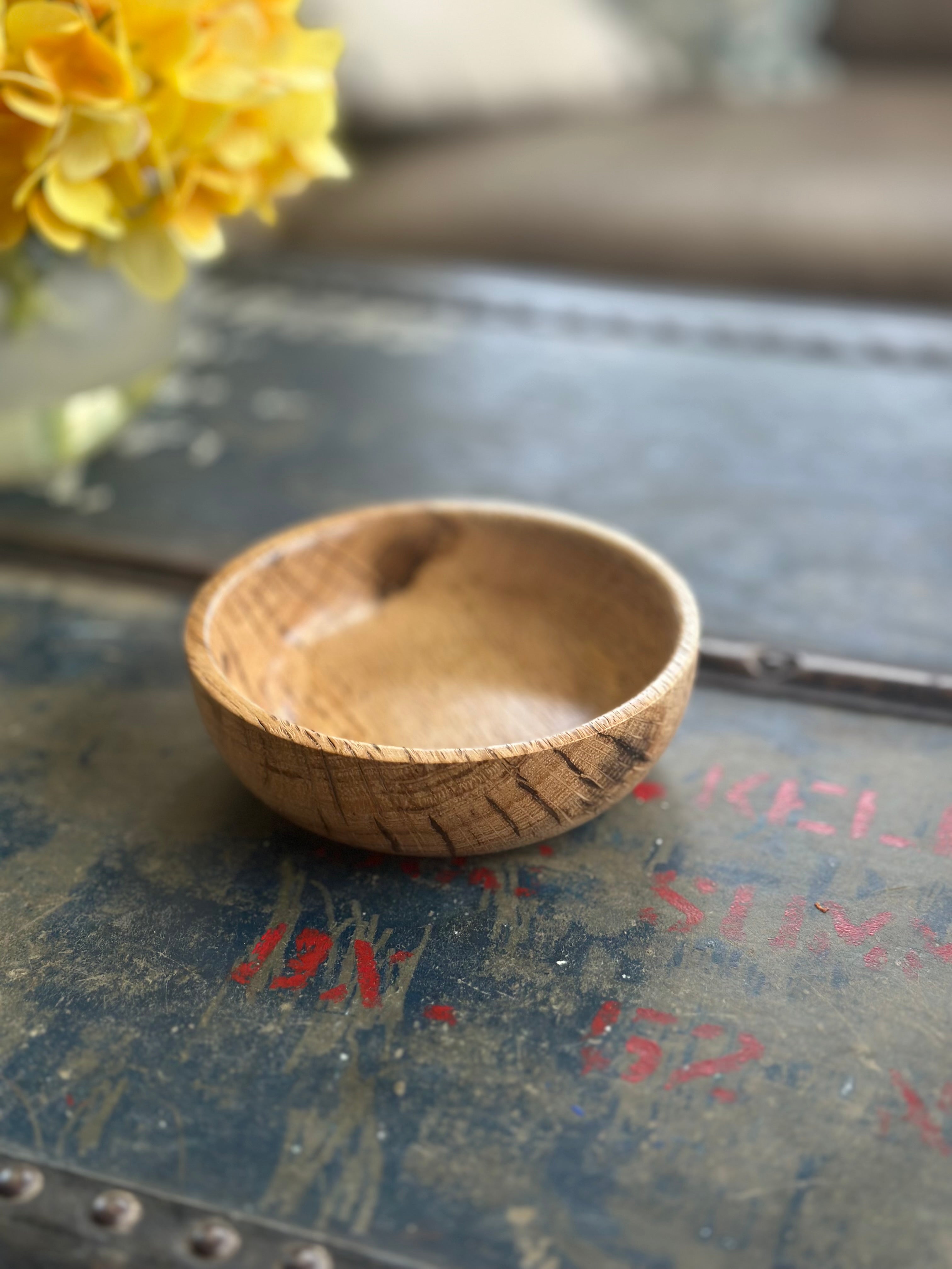 Handcrafted White Oak Bowl