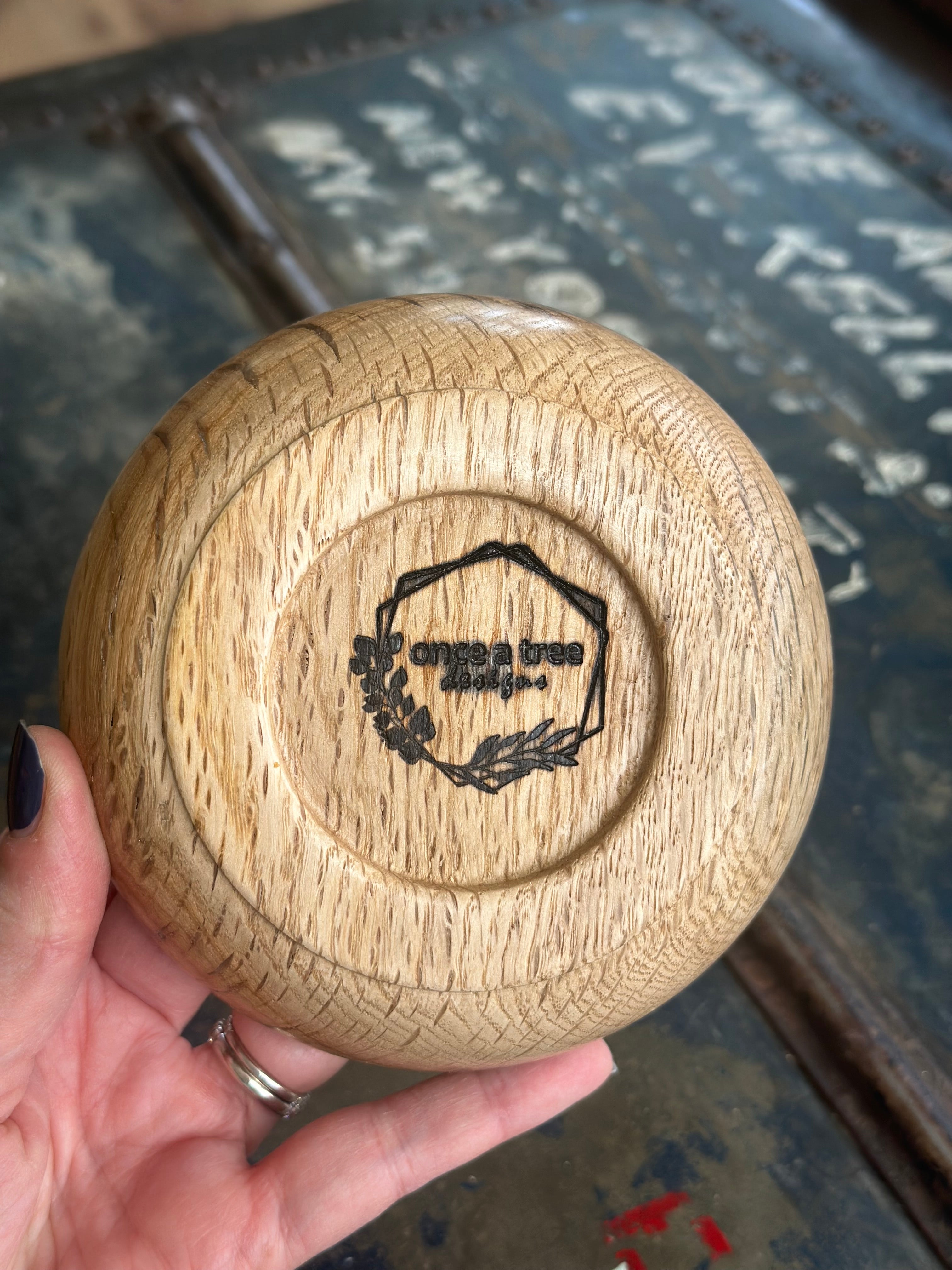 Handcrafted White Oak Bowl