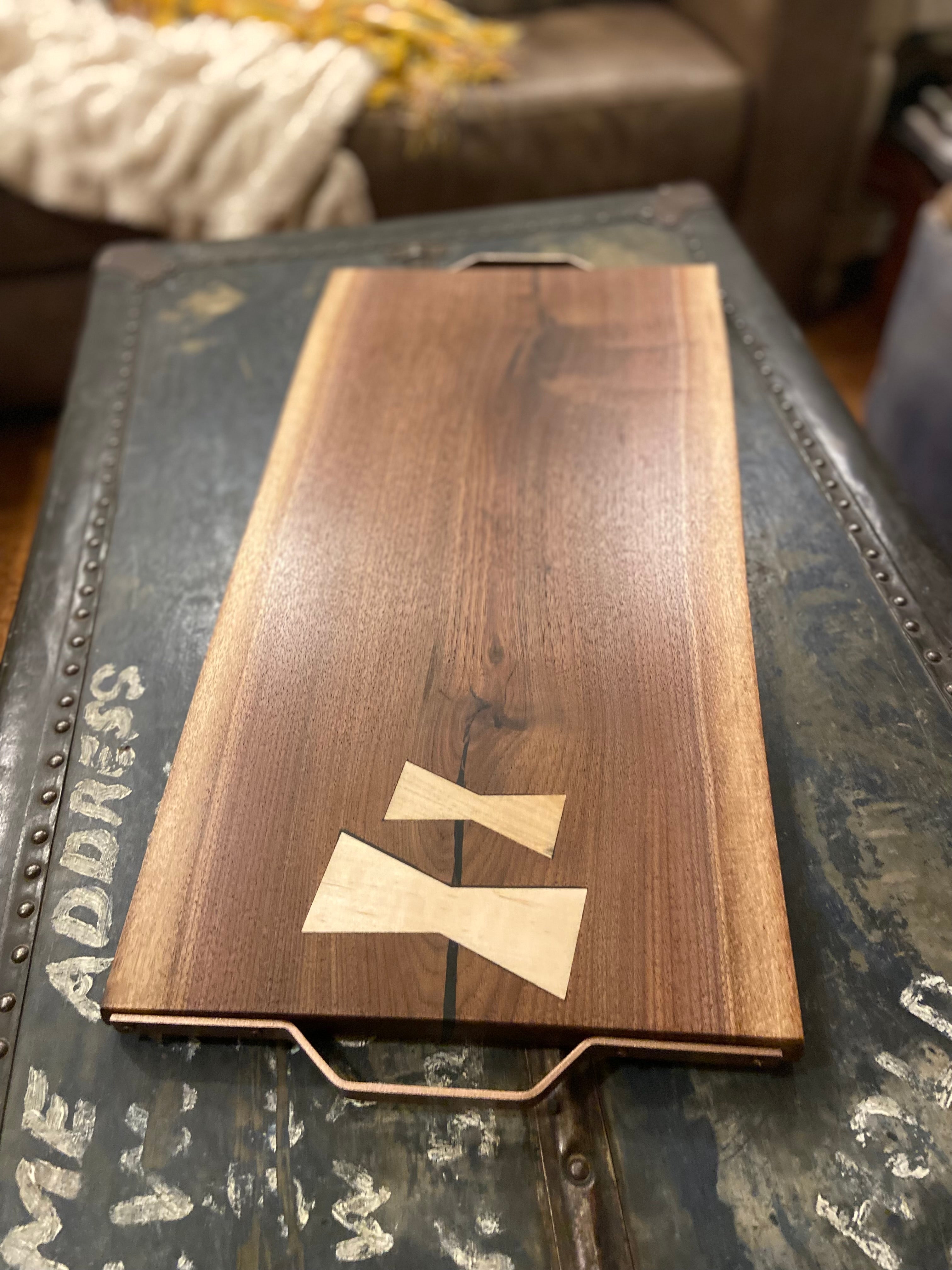 Live-edge Walnut Charcuterie Board - A Unique Beauty