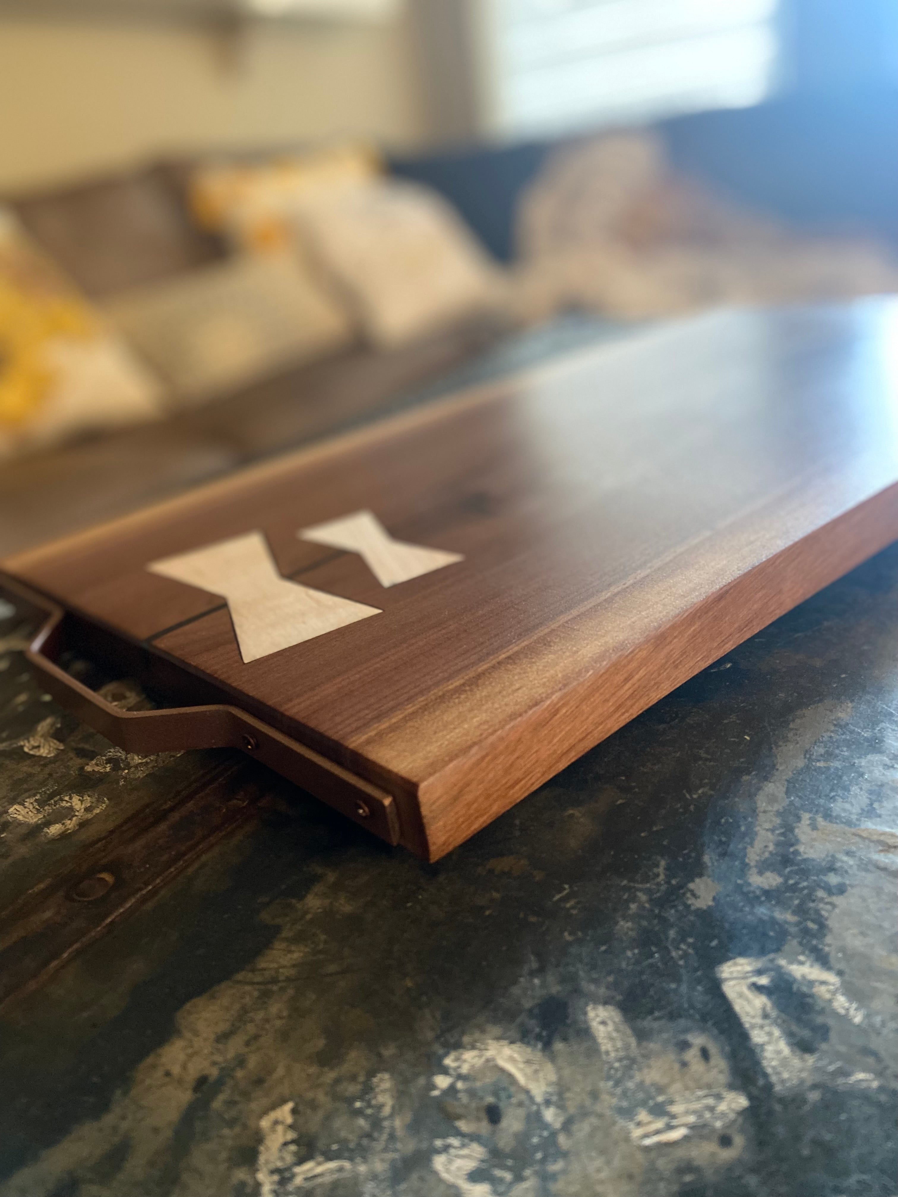 Live-edge Walnut Charcuterie Board - A Unique Beauty