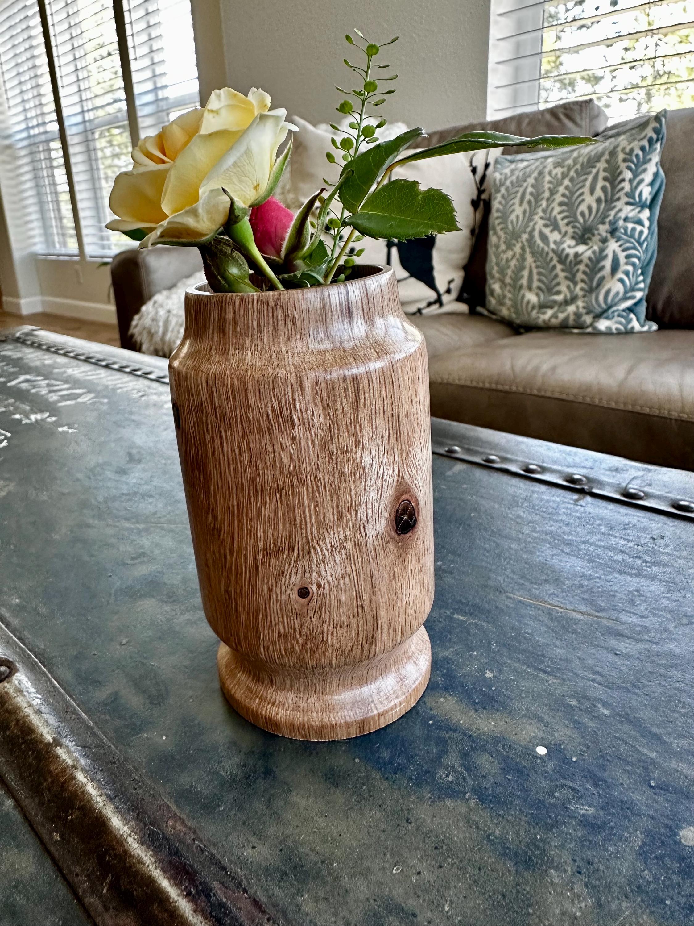 Black Oak Bud Vase