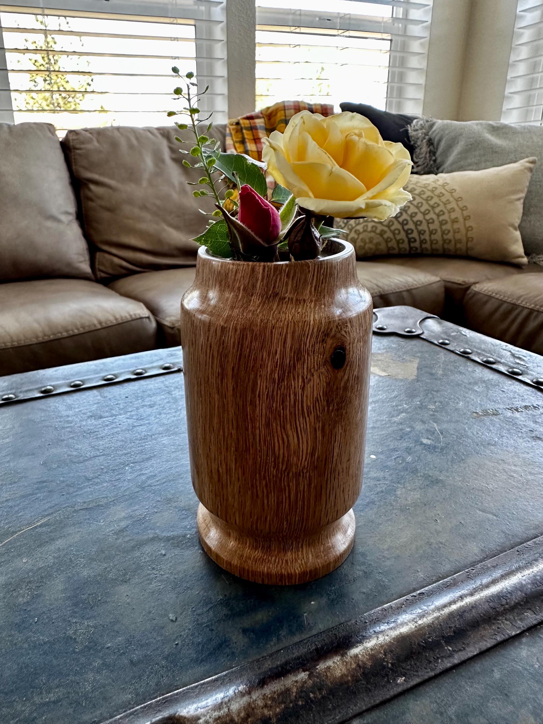 Black Oak Bud Vase