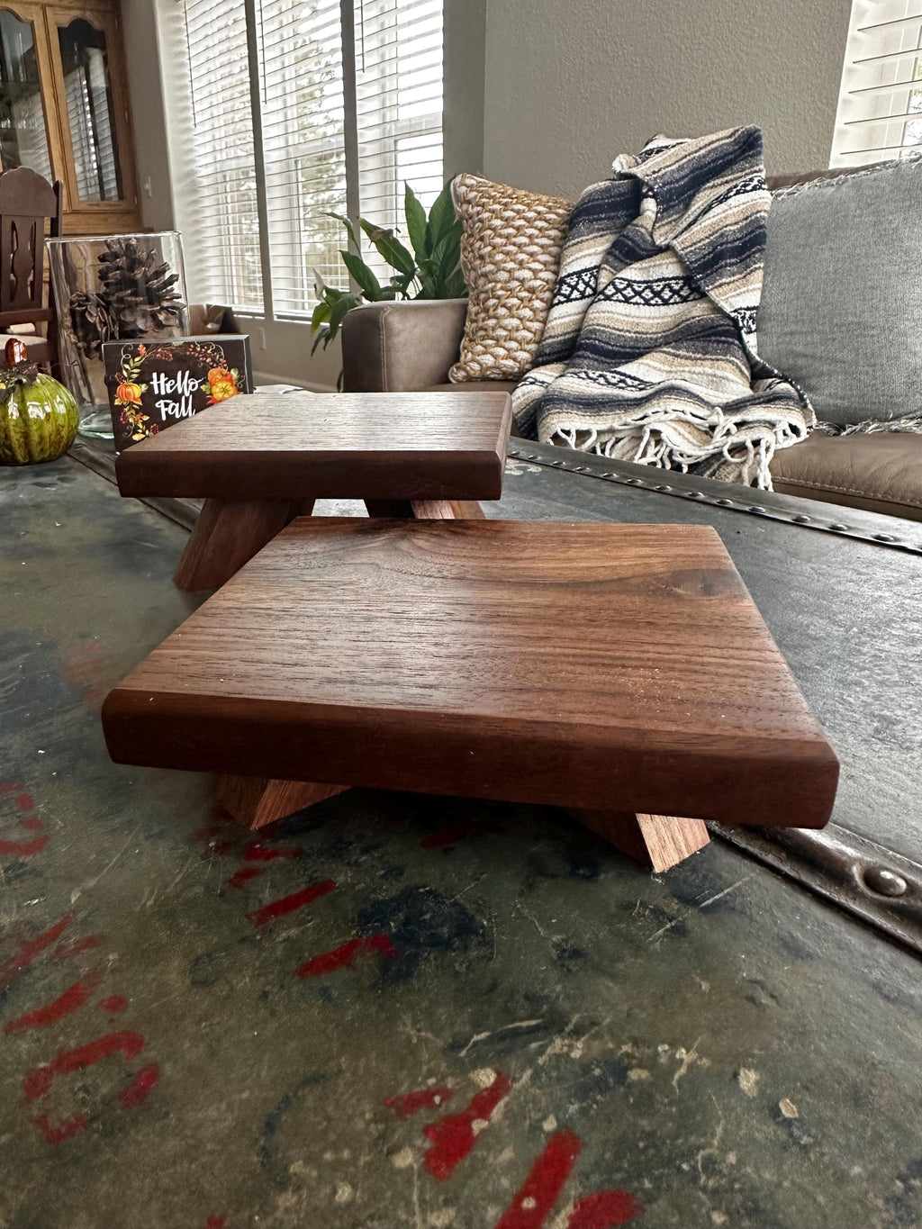 Black Walnut Risers (set of 2)