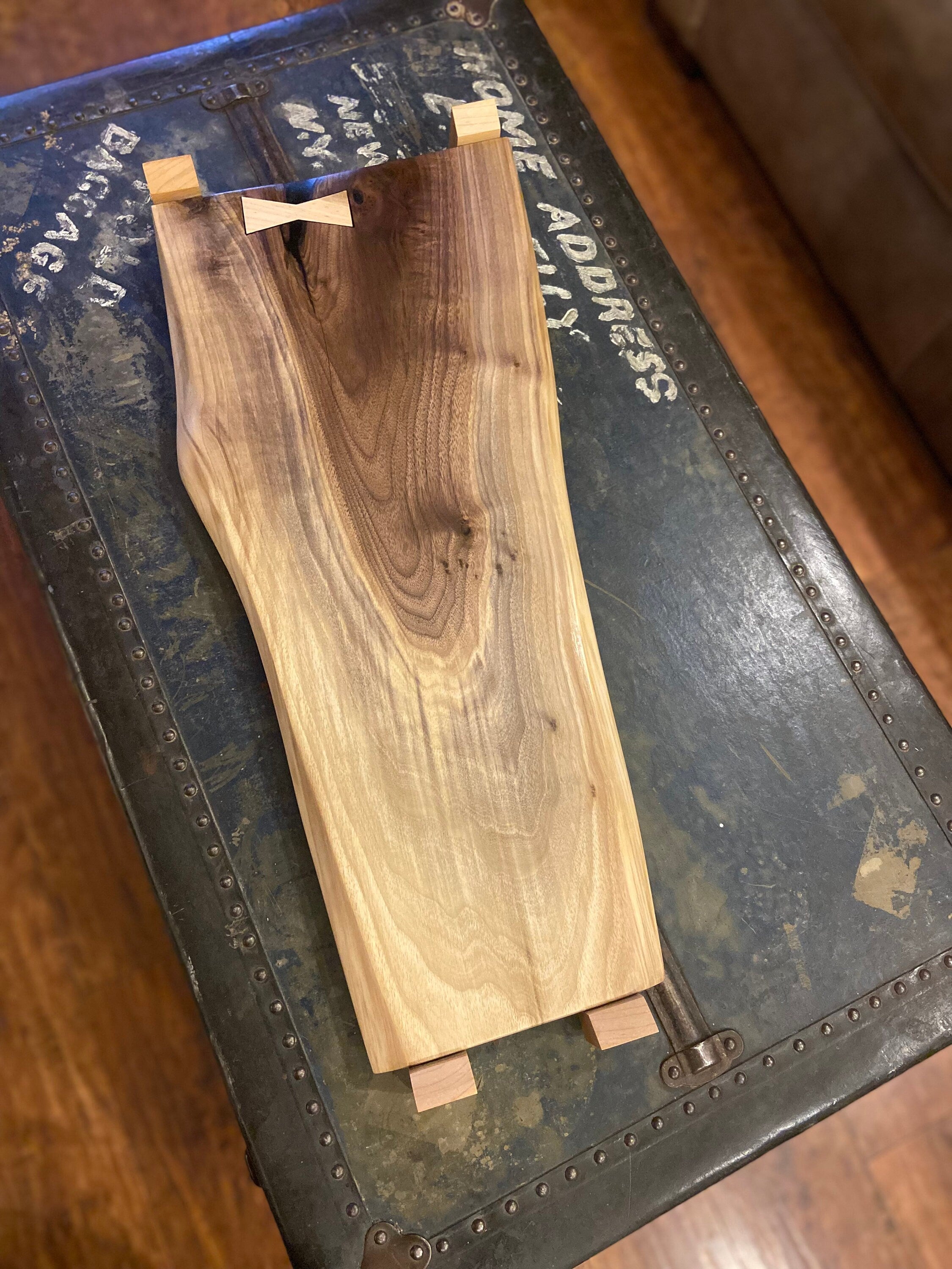Live Edge Black Walnut Charcuterie Board