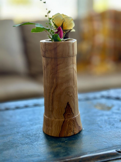 Beautiful Hardwood Bud Vase
