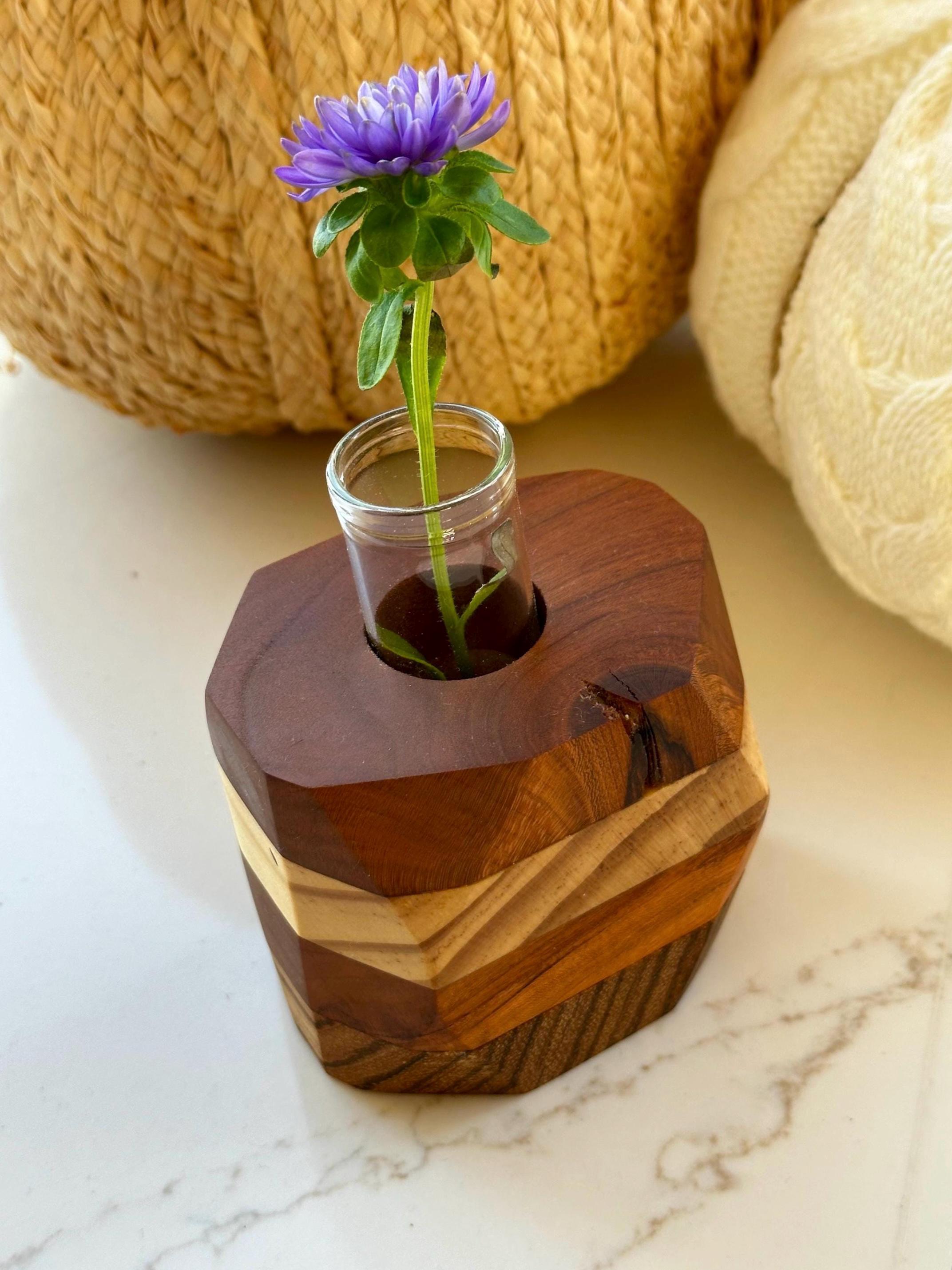 Wood Bud Vase OR Propagation Station
